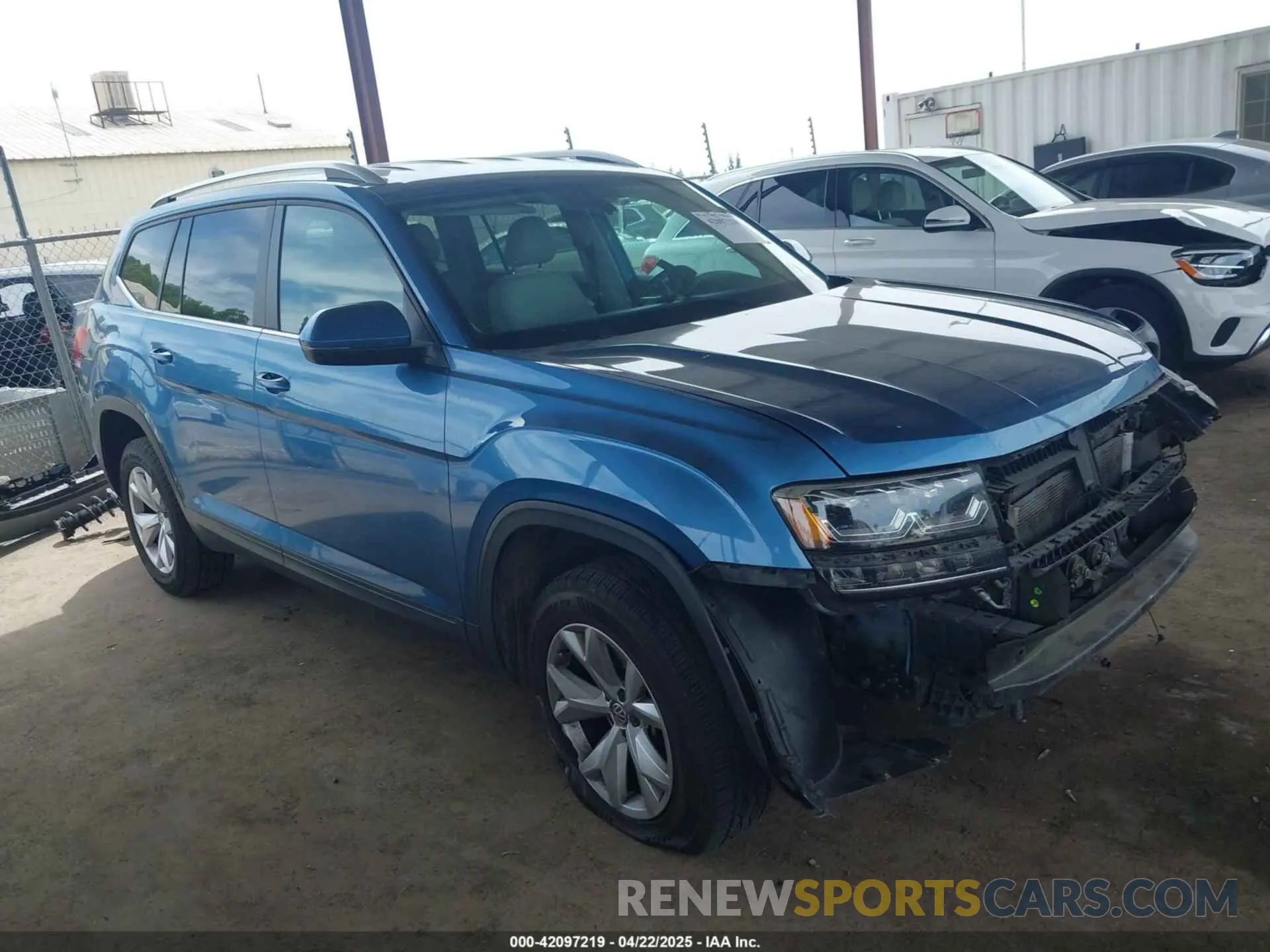 1 fotografías del automóvil dañado 1V2DR2CA7KC516363 VOLKSWAGEN ATLAS 2019
