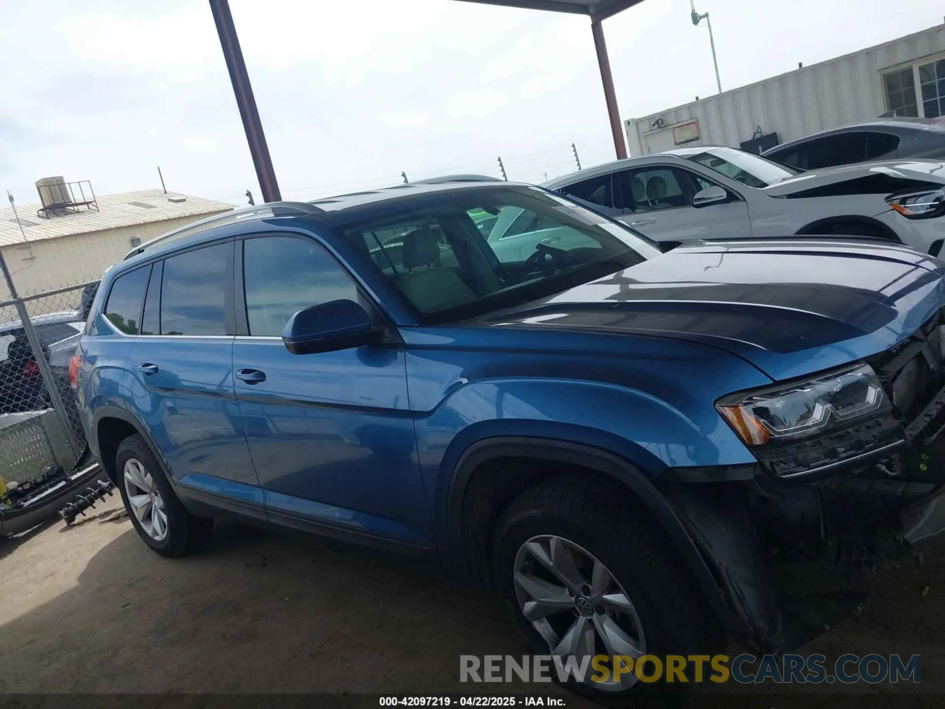 14 fotografías del automóvil dañado 1V2DR2CA7KC516363 VOLKSWAGEN ATLAS 2019