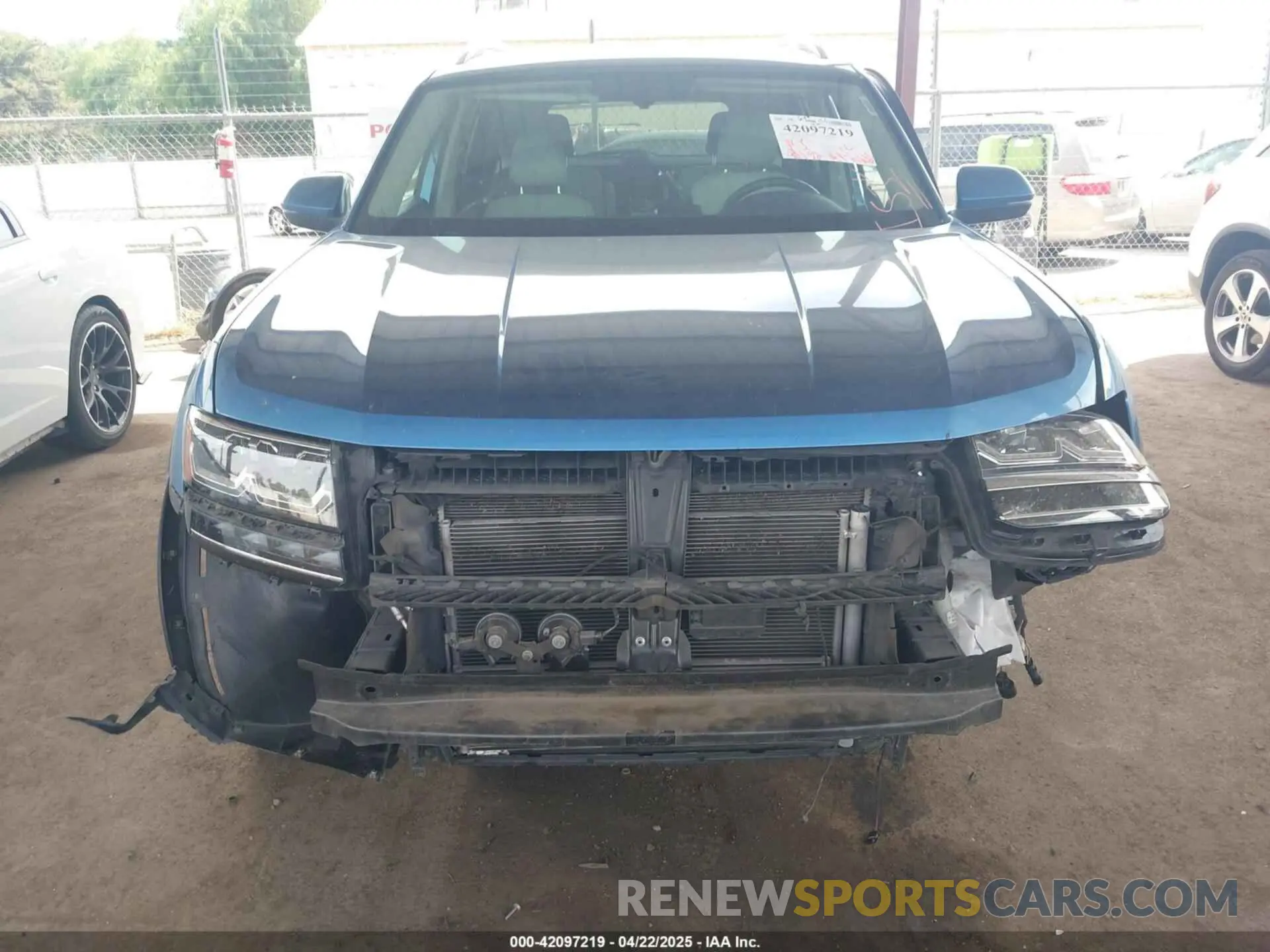 6 fotografías del automóvil dañado 1V2DR2CA7KC516363 VOLKSWAGEN ATLAS 2019