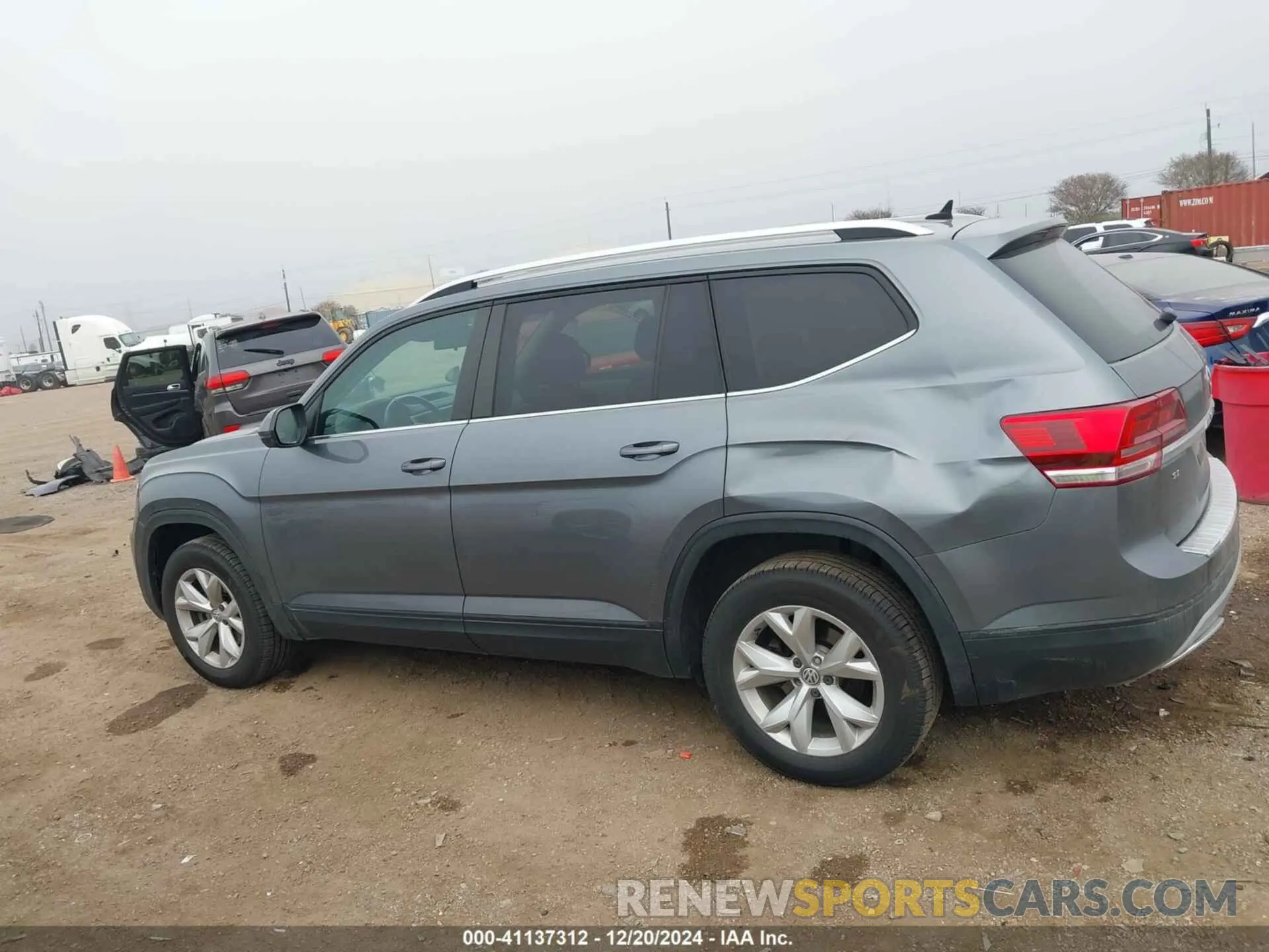 14 fotografías del automóvil dañado 1V2DR2CAXKC534923 VOLKSWAGEN ATLAS 2019