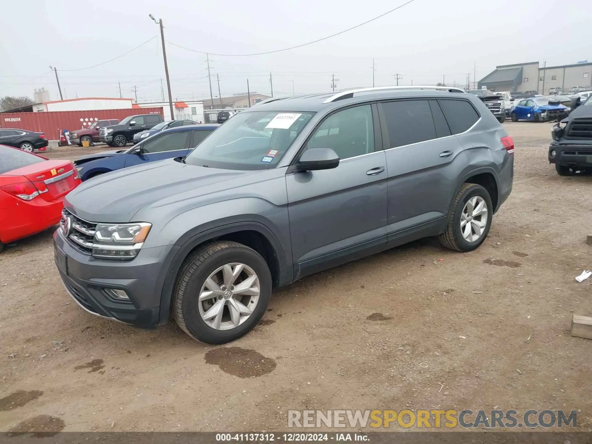 2 fotografías del automóvil dañado 1V2DR2CAXKC534923 VOLKSWAGEN ATLAS 2019