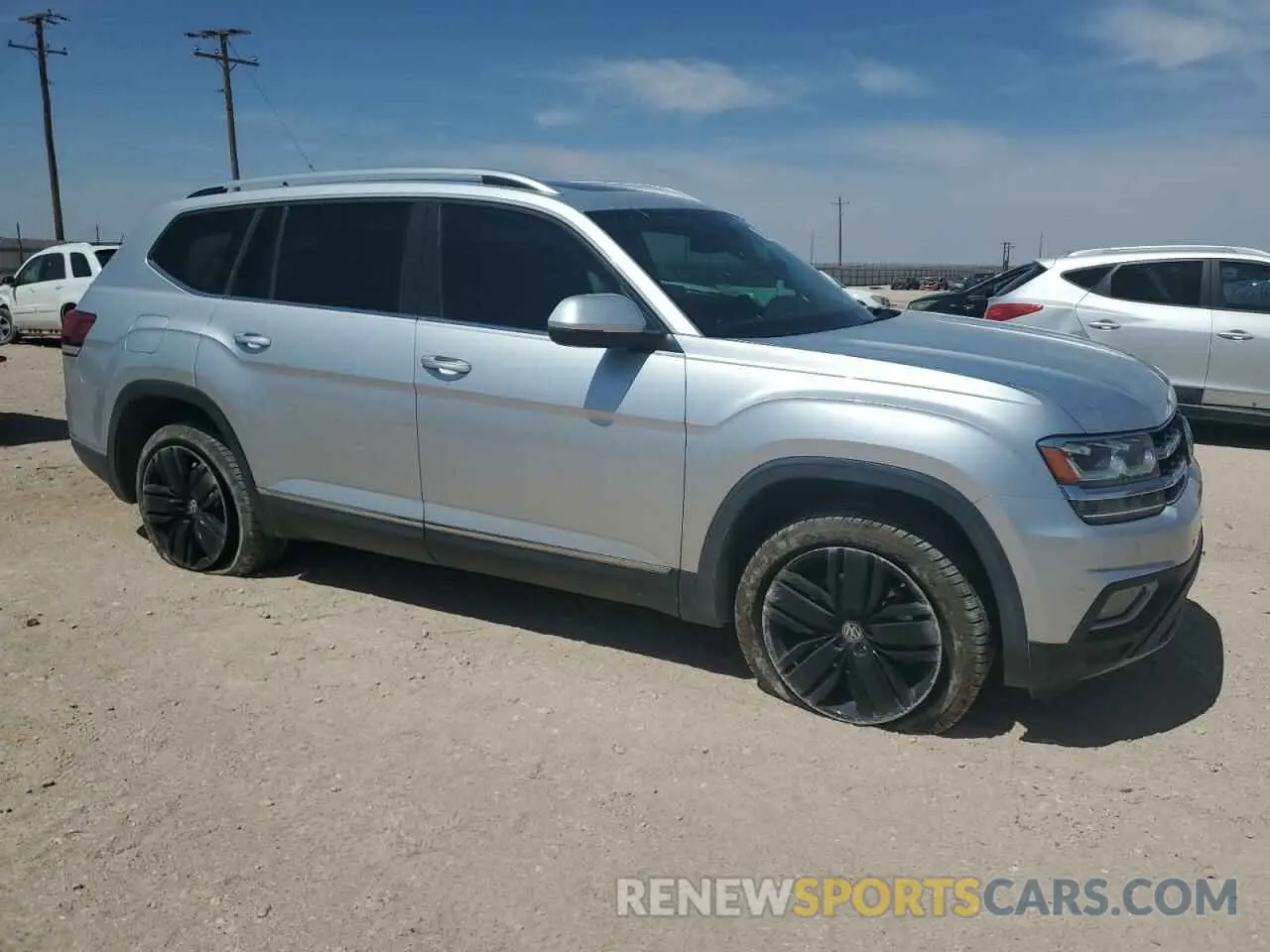 4 fotografías del automóvil dañado 1V2ER2CA0KC599140 VOLKSWAGEN ATLAS 2019
