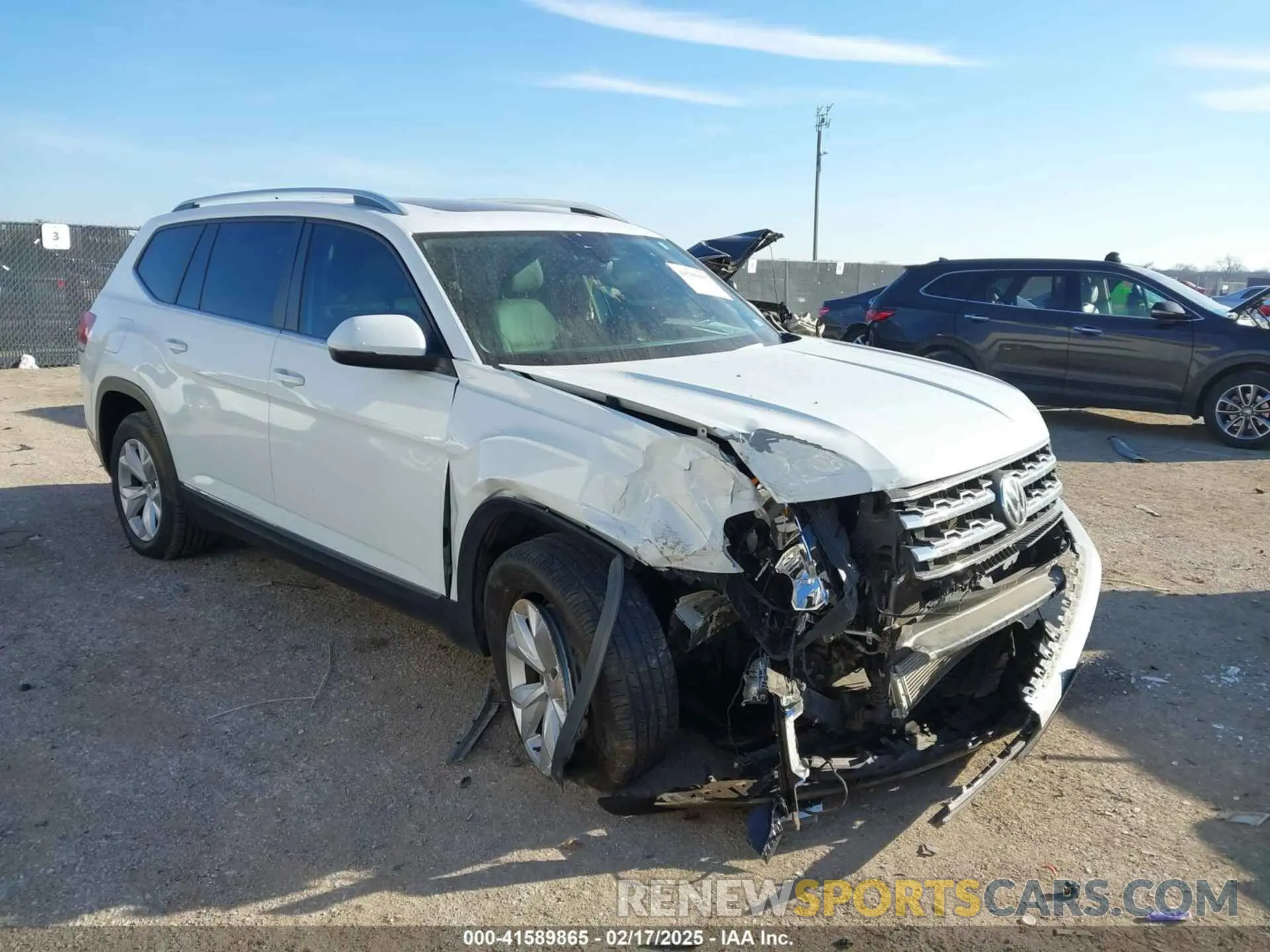 1 fotografías del automóvil dañado 1V2ER2CA8KC509118 VOLKSWAGEN ATLAS 2019
