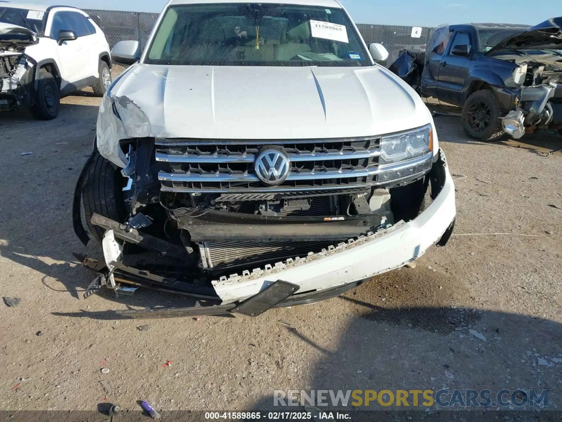 6 fotografías del automóvil dañado 1V2ER2CA8KC509118 VOLKSWAGEN ATLAS 2019