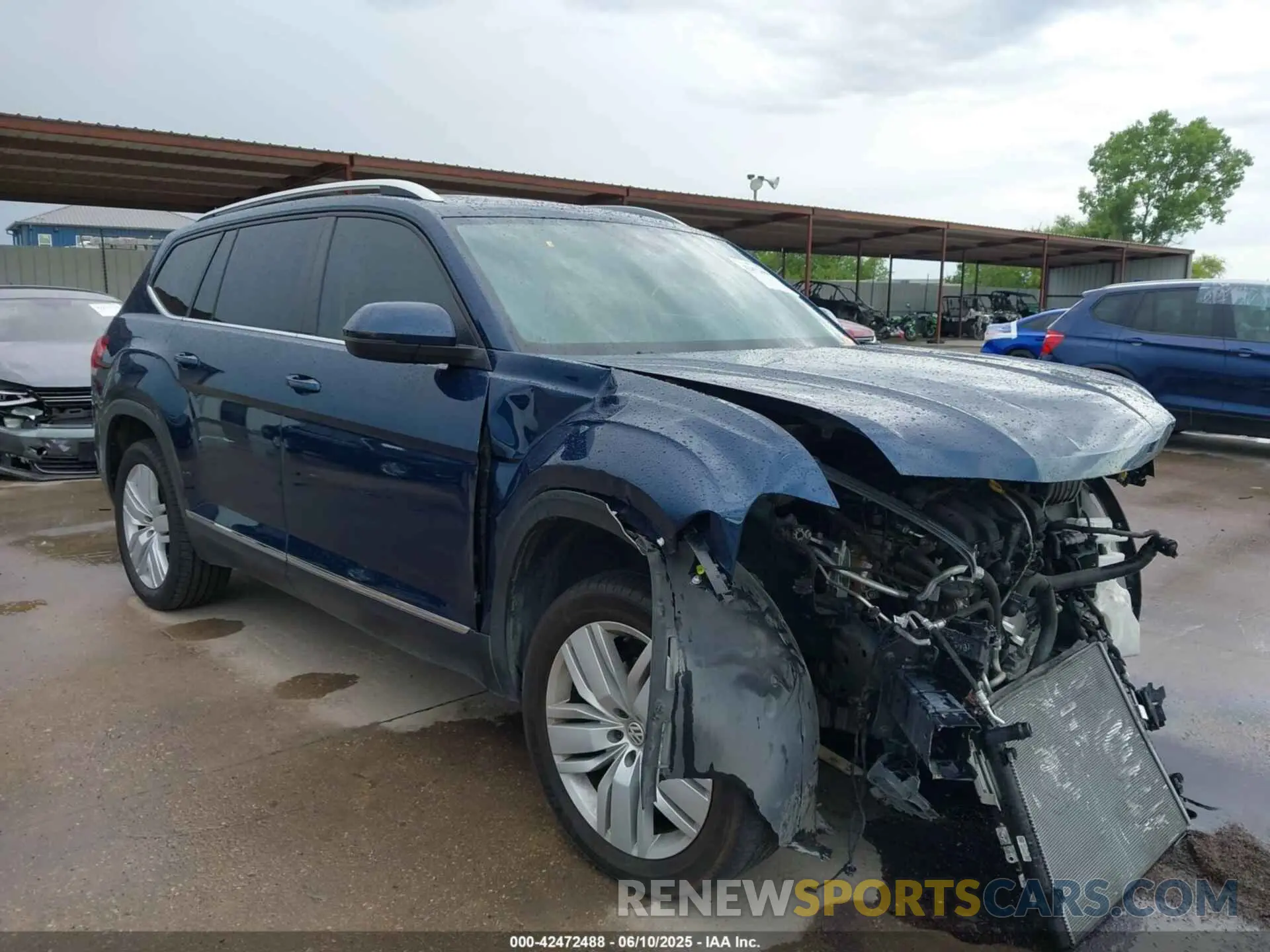 1 fotografías del automóvil dañado 1V2ER2CA9KC604299 VOLKSWAGEN ATLAS 2019
