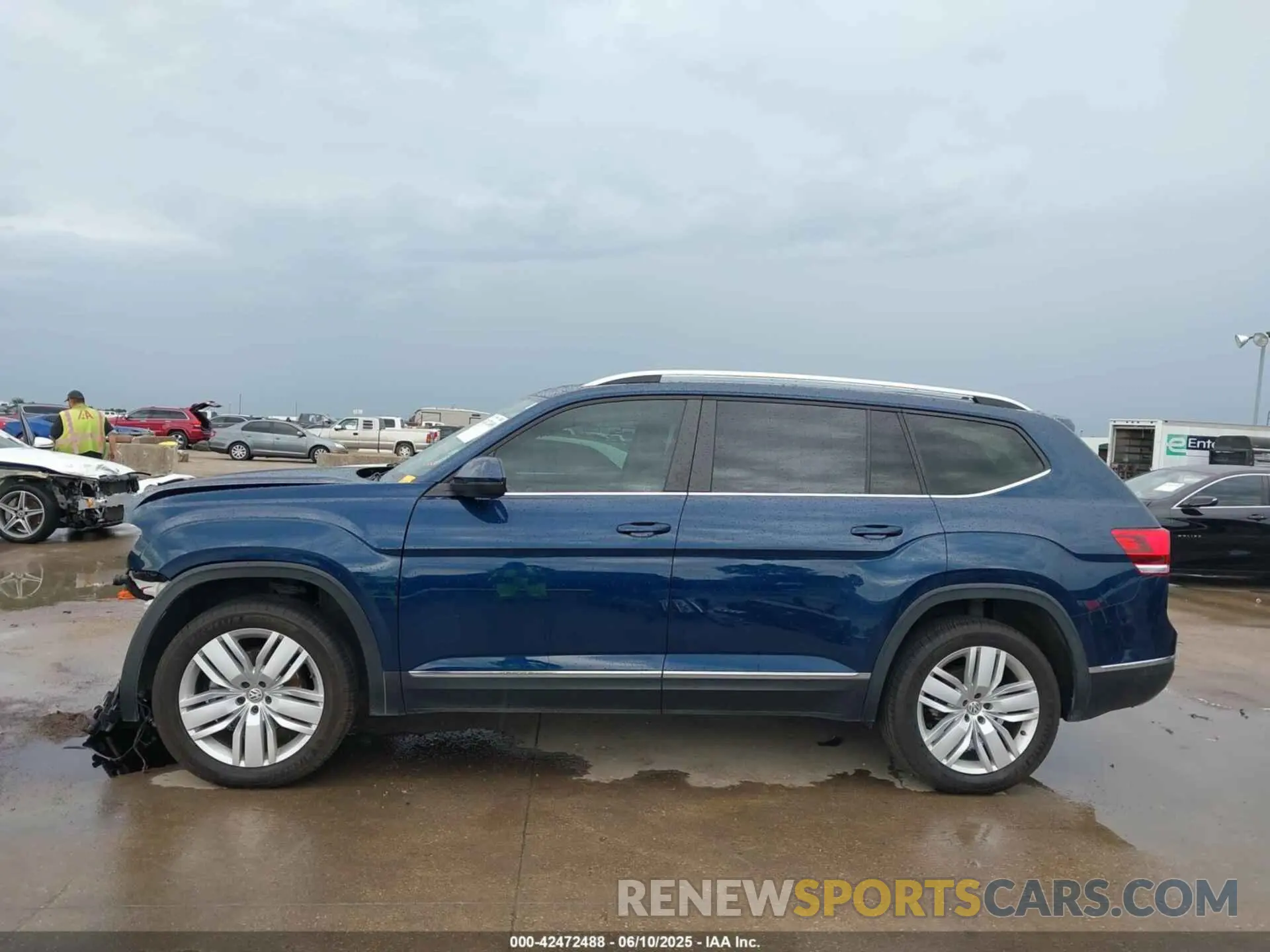 15 fotografías del automóvil dañado 1V2ER2CA9KC604299 VOLKSWAGEN ATLAS 2019