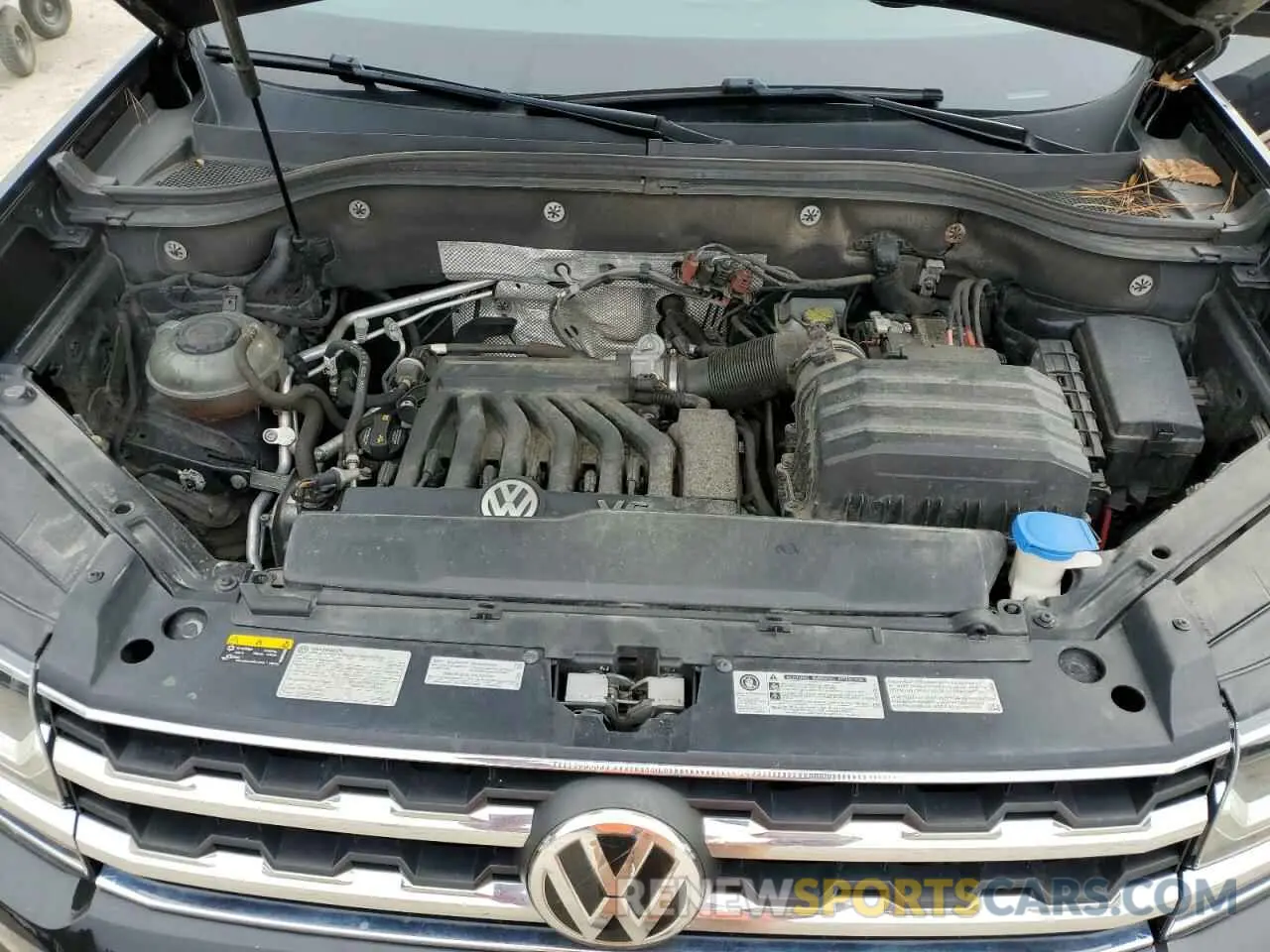 12 fotografías del automóvil dañado 1V2LR2CA0KC505636 VOLKSWAGEN ATLAS 2019