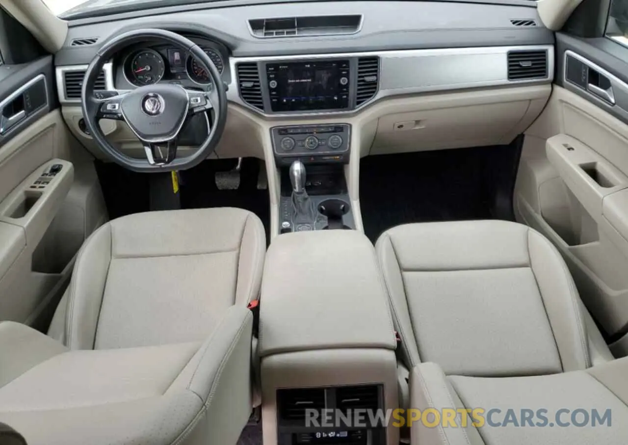 8 fotografías del automóvil dañado 1V2LR2CA0KC505636 VOLKSWAGEN ATLAS 2019