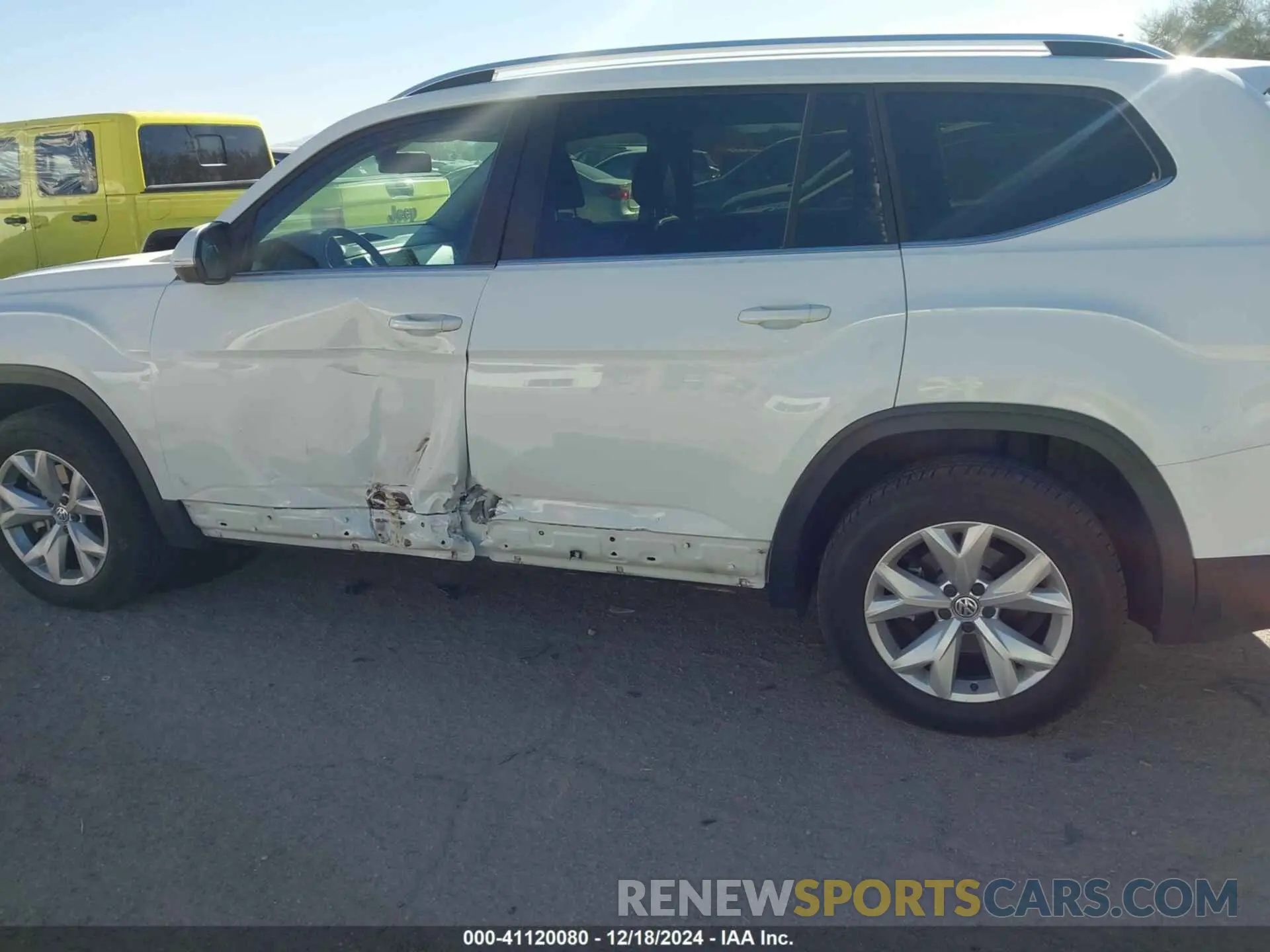 14 fotografías del automóvil dañado 1V2LR2CA0KC548163 VOLKSWAGEN ATLAS 2019