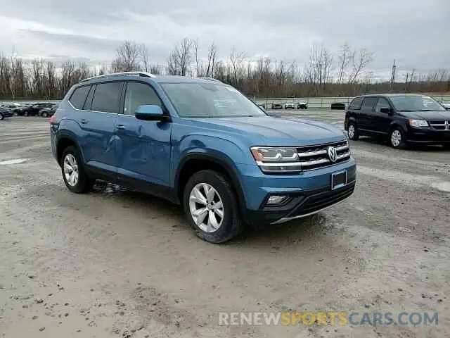 14 fotografías del automóvil dañado 1V2LR2CAXKC575578 VOLKSWAGEN ATLAS 2019