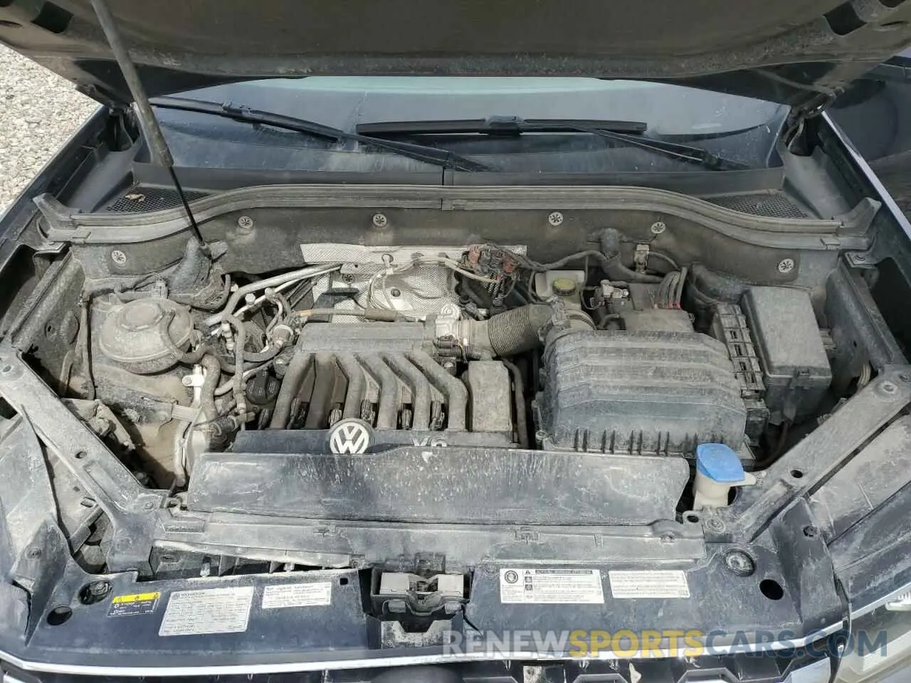 12 fotografías del automóvil dañado 1V2MR2CA0KC586304 VOLKSWAGEN ATLAS 2019