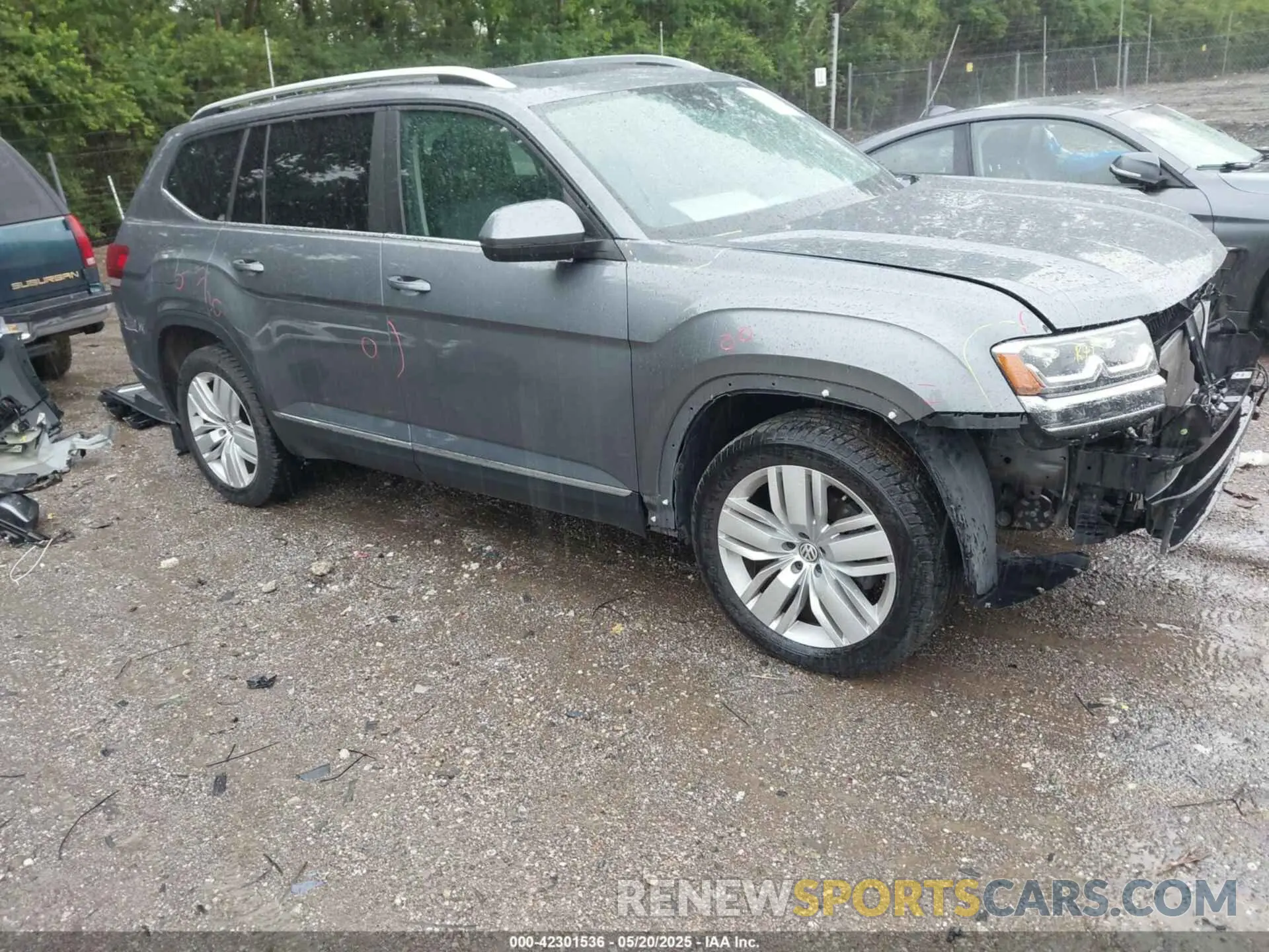 1 fotografías del automóvil dañado 1V2MR2CA1KC615261 VOLKSWAGEN ATLAS 2019