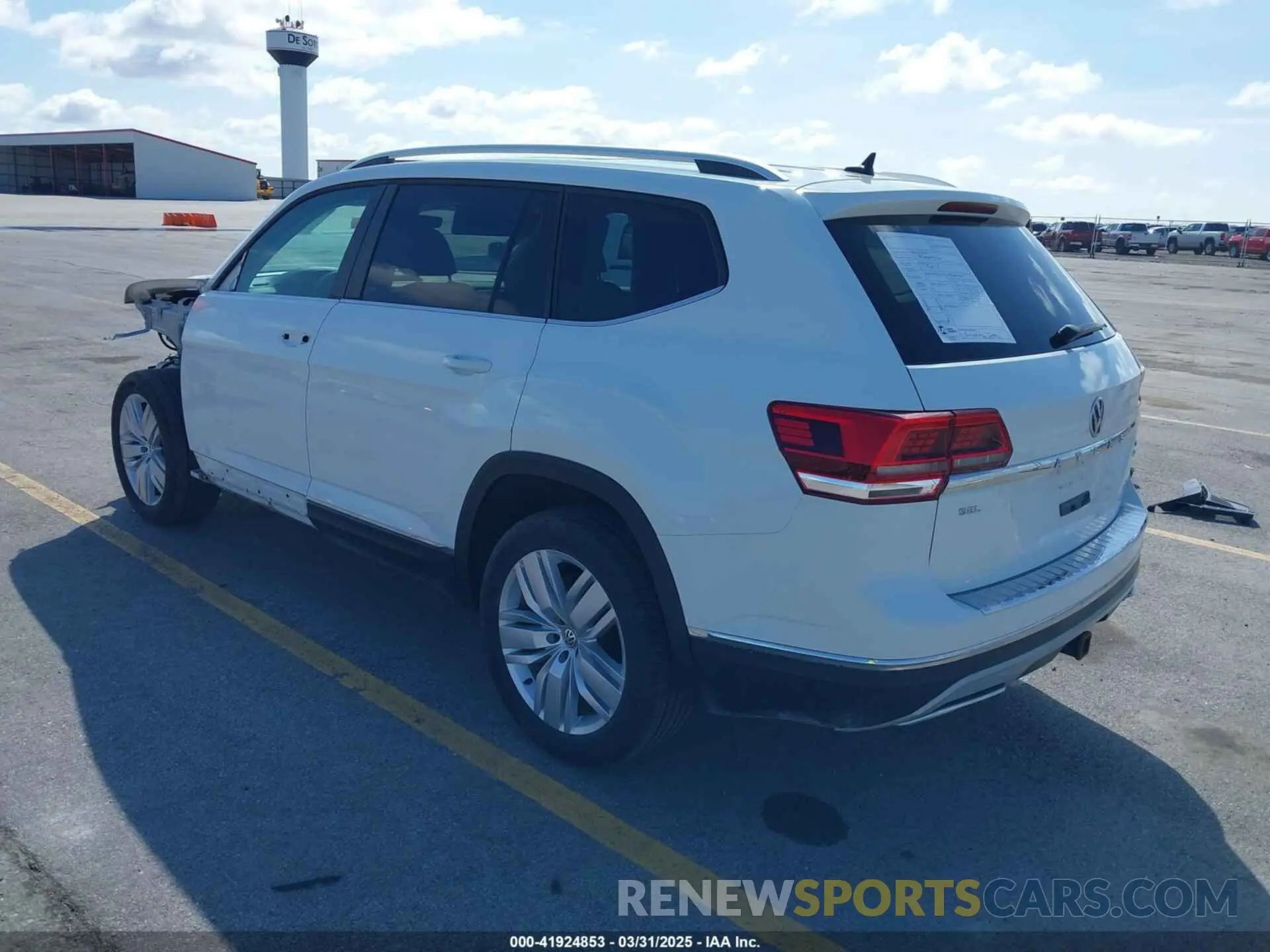 3 fotografías del automóvil dañado 1V2MR2CA2KC597854 VOLKSWAGEN ATLAS 2019
