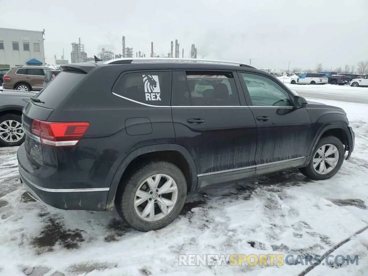 3 fotografías del automóvil dañado 1V2MR2CA2KC606617 VOLKSWAGEN ATLAS 2019