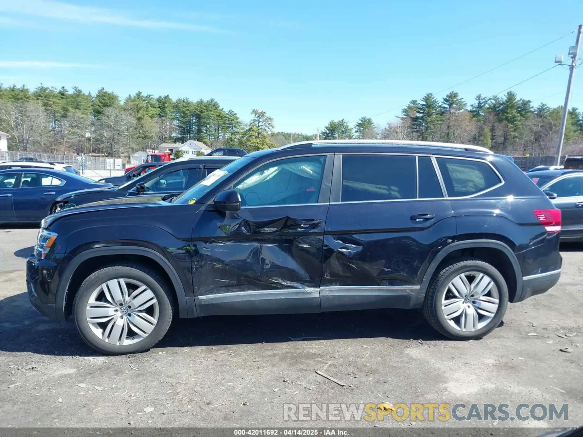 14 fotografías del automóvil dañado 1V2MR2CA7KC526794 VOLKSWAGEN ATLAS 2019