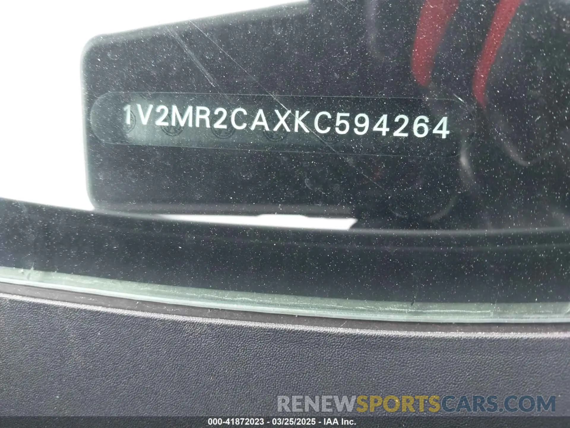 9 fotografías del automóvil dañado 1V2MR2CAXKC594264 VOLKSWAGEN ATLAS 2019