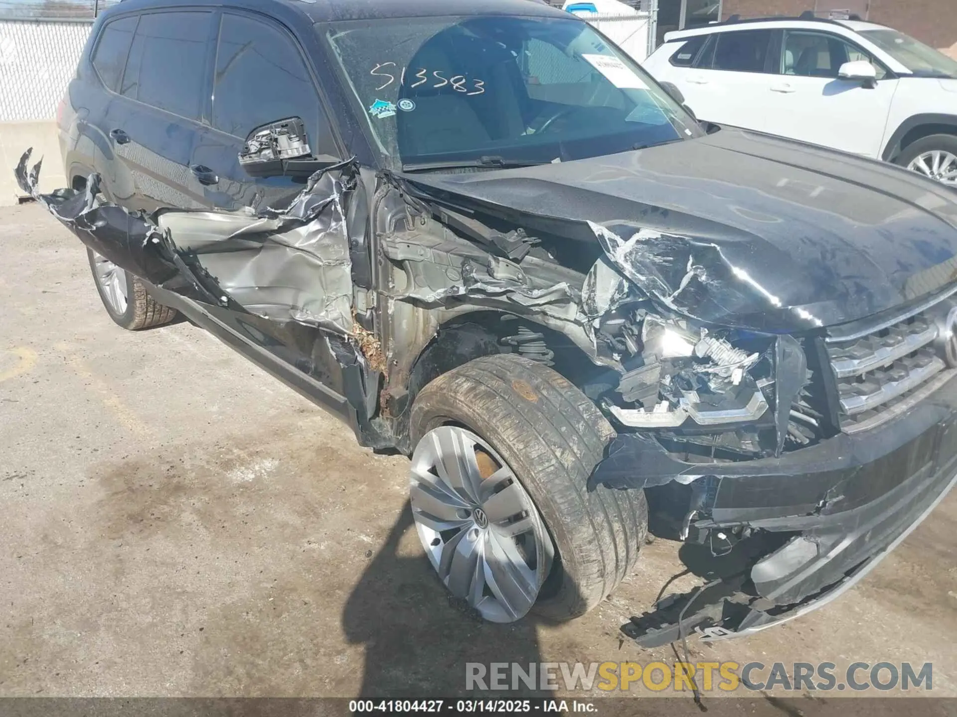 6 fotografías del automóvil dañado 1V2NR2CA1KC510871 VOLKSWAGEN ATLAS 2019