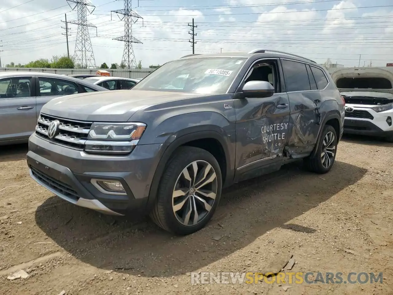 1 fotografías del automóvil dañado 1V2NR2CA3KC575995 VOLKSWAGEN ATLAS 2019