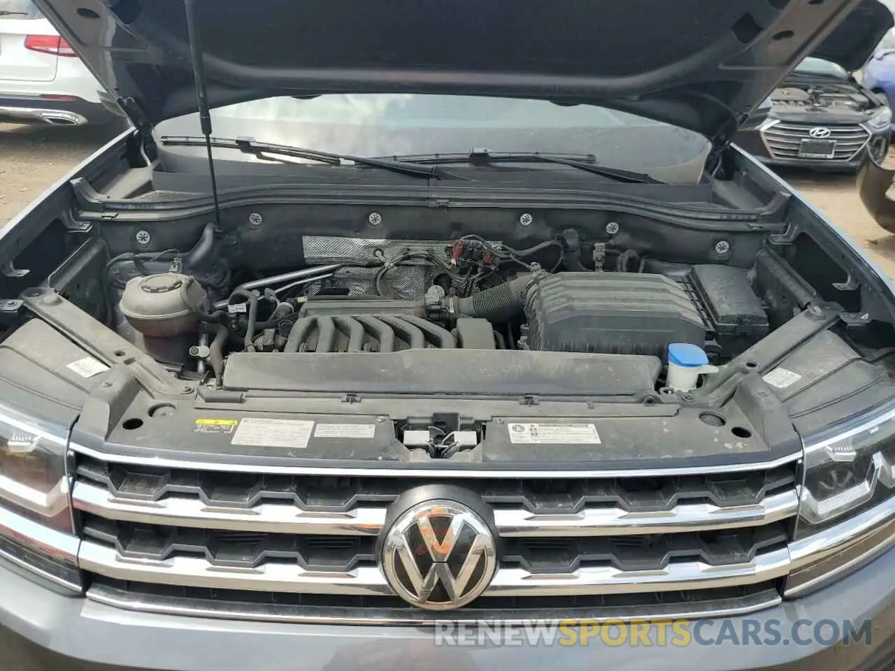11 fotografías del automóvil dañado 1V2NR2CA3KC575995 VOLKSWAGEN ATLAS 2019