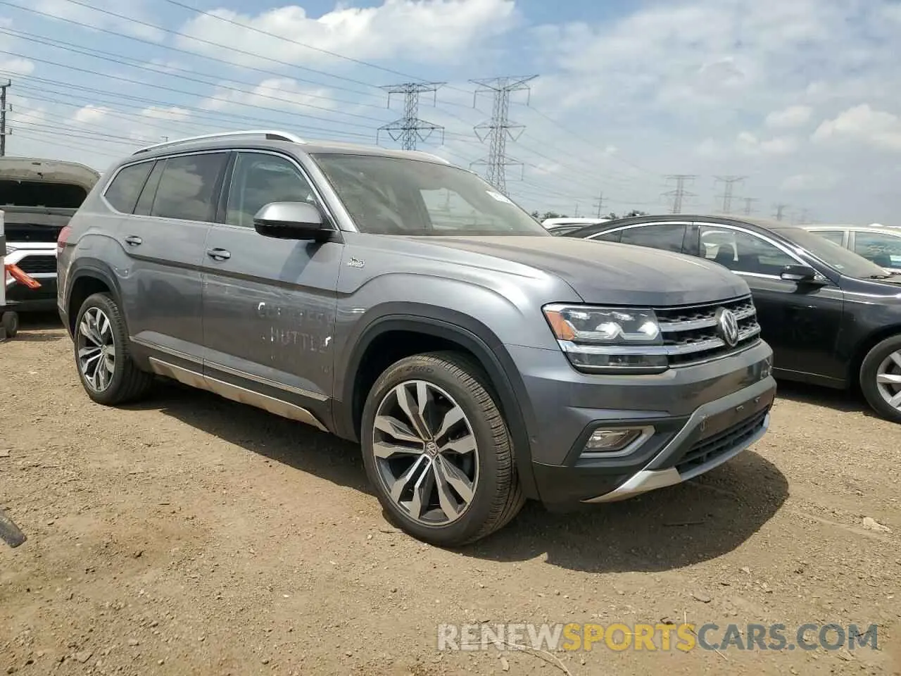 4 fotografías del automóvil dañado 1V2NR2CA3KC575995 VOLKSWAGEN ATLAS 2019