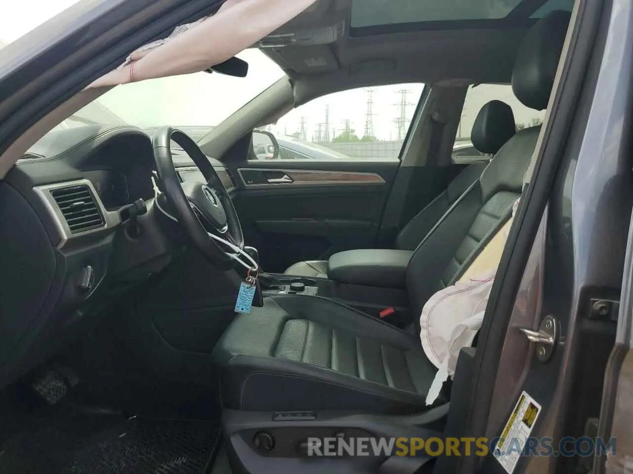 7 fotografías del automóvil dañado 1V2NR2CA3KC575995 VOLKSWAGEN ATLAS 2019