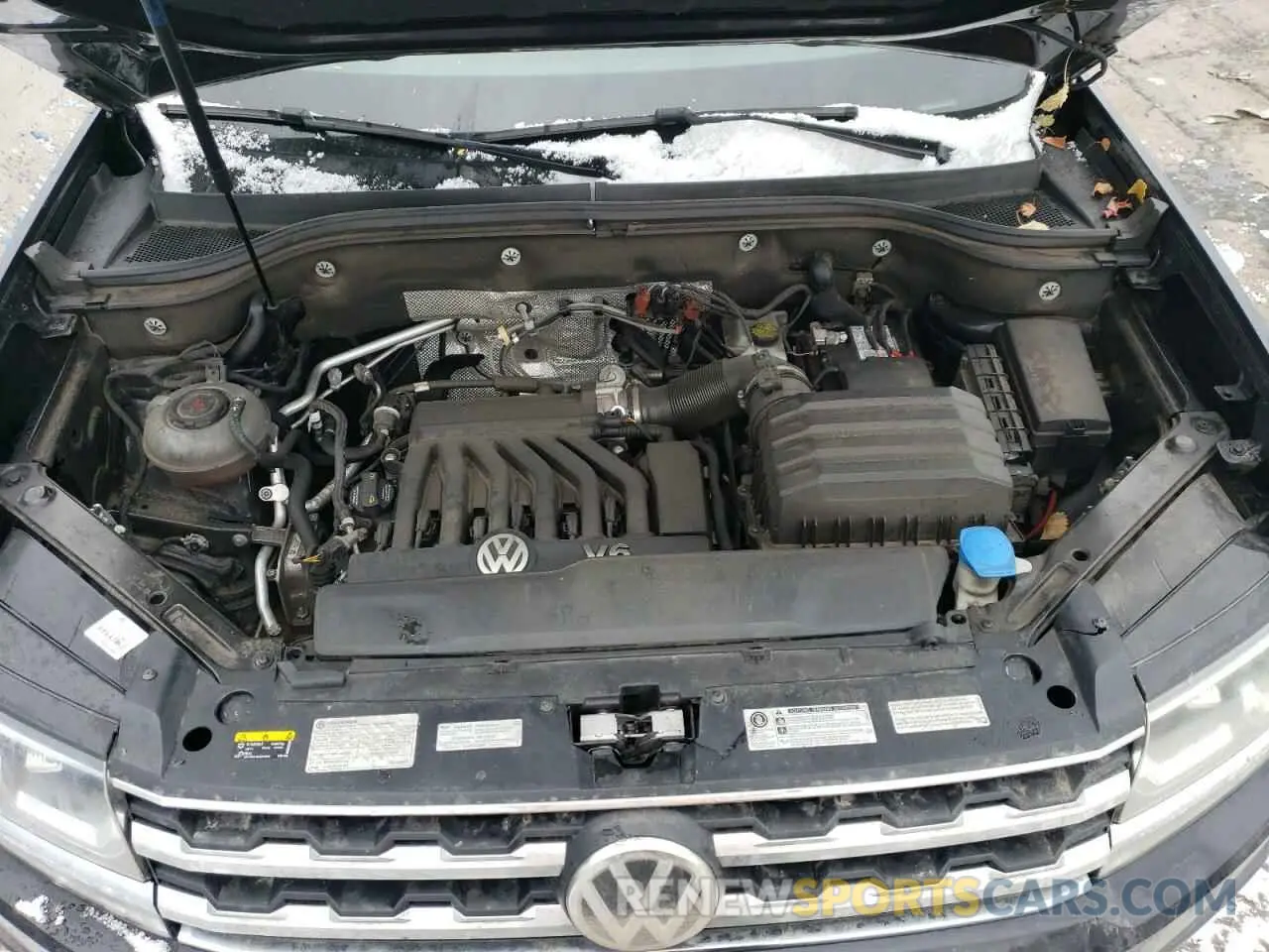 12 fotografías del automóvil dañado 1V2NR2CA3KC594210 VOLKSWAGEN ATLAS 2019