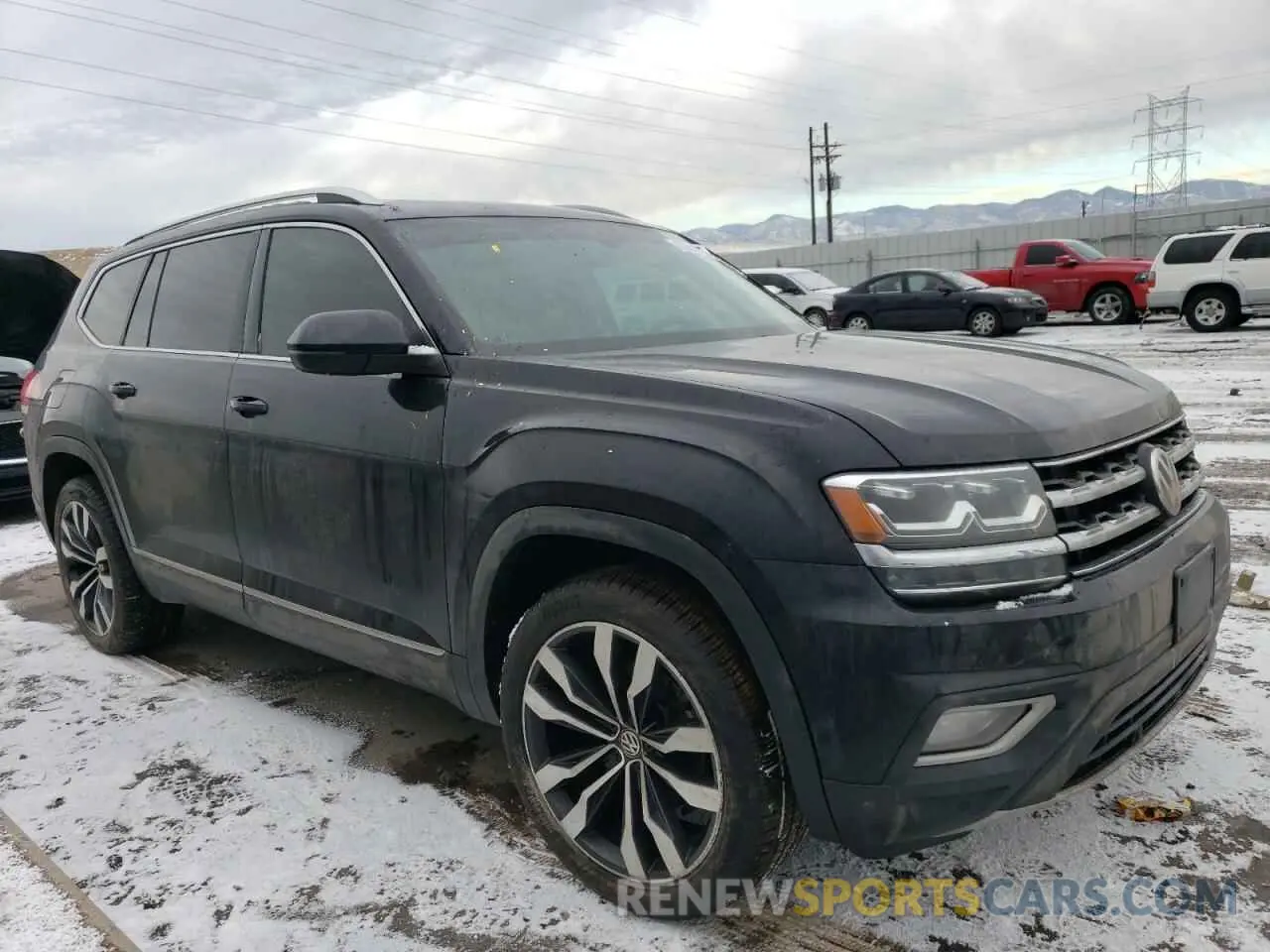 4 fotografías del automóvil dañado 1V2NR2CA3KC594210 VOLKSWAGEN ATLAS 2019