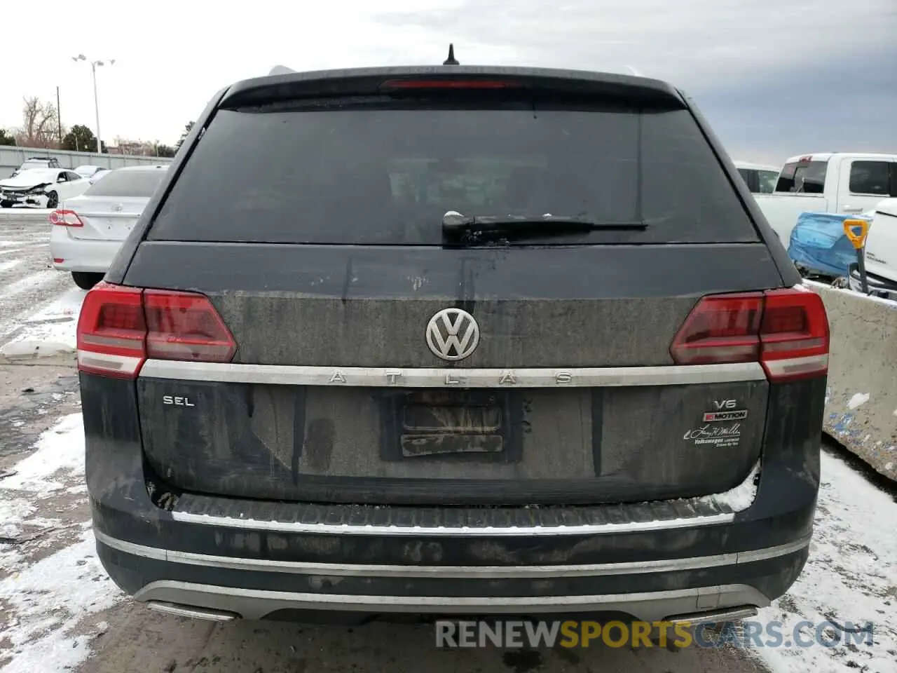 6 fotografías del automóvil dañado 1V2NR2CA3KC594210 VOLKSWAGEN ATLAS 2019