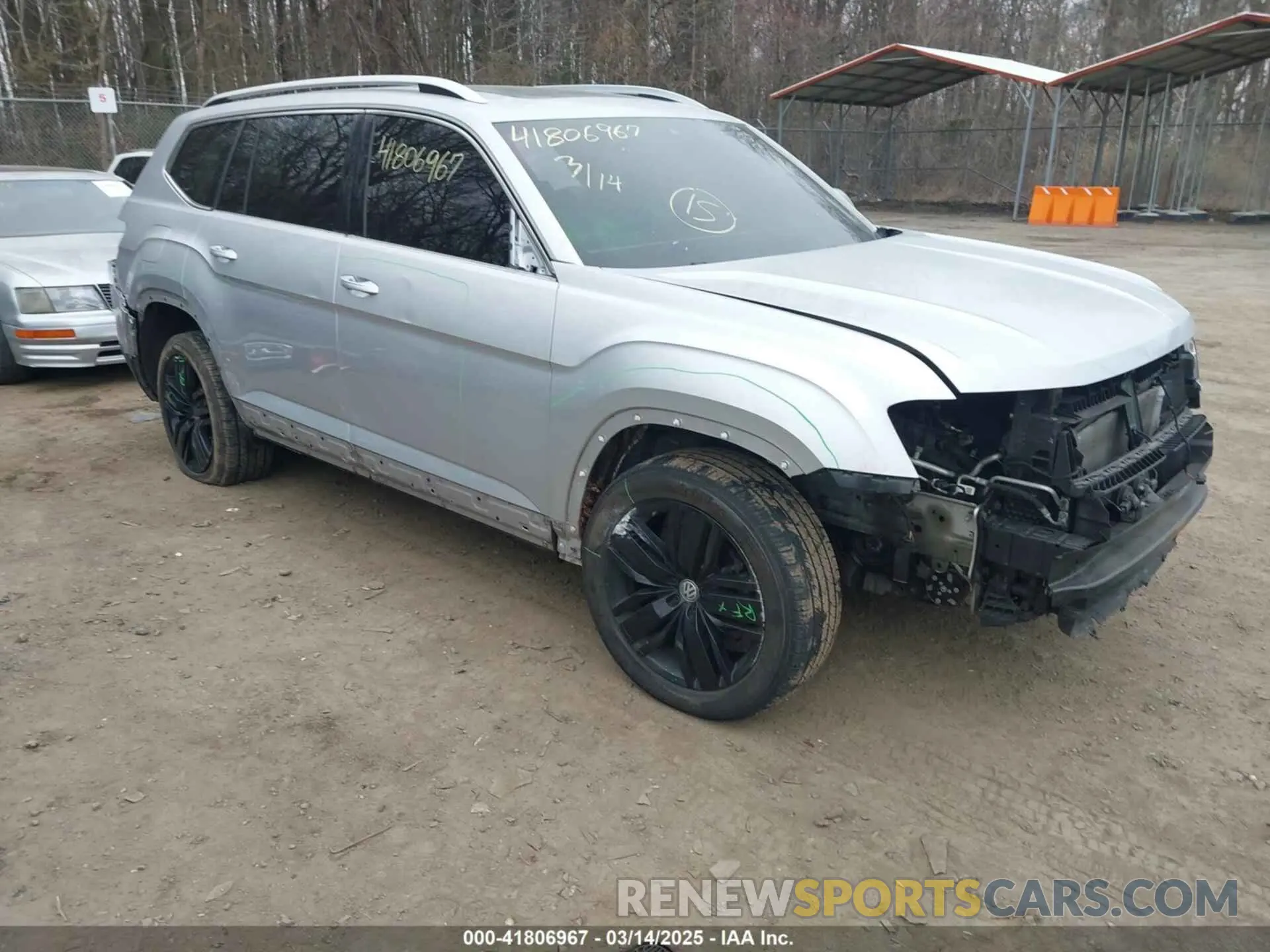 1 fotografías del automóvil dañado 1V2NR2CA5KC507911 VOLKSWAGEN ATLAS 2019