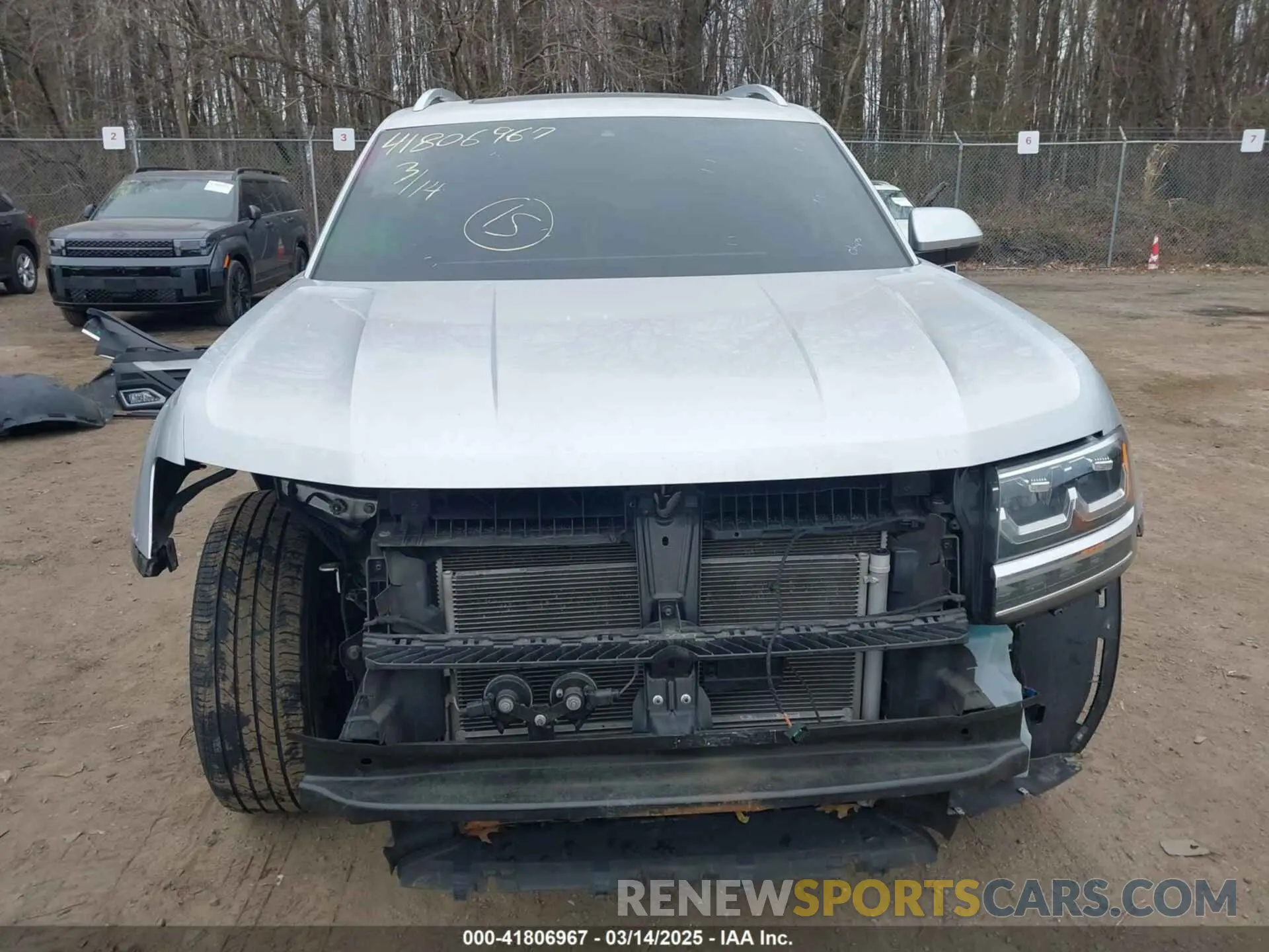 13 fotografías del automóvil dañado 1V2NR2CA5KC507911 VOLKSWAGEN ATLAS 2019