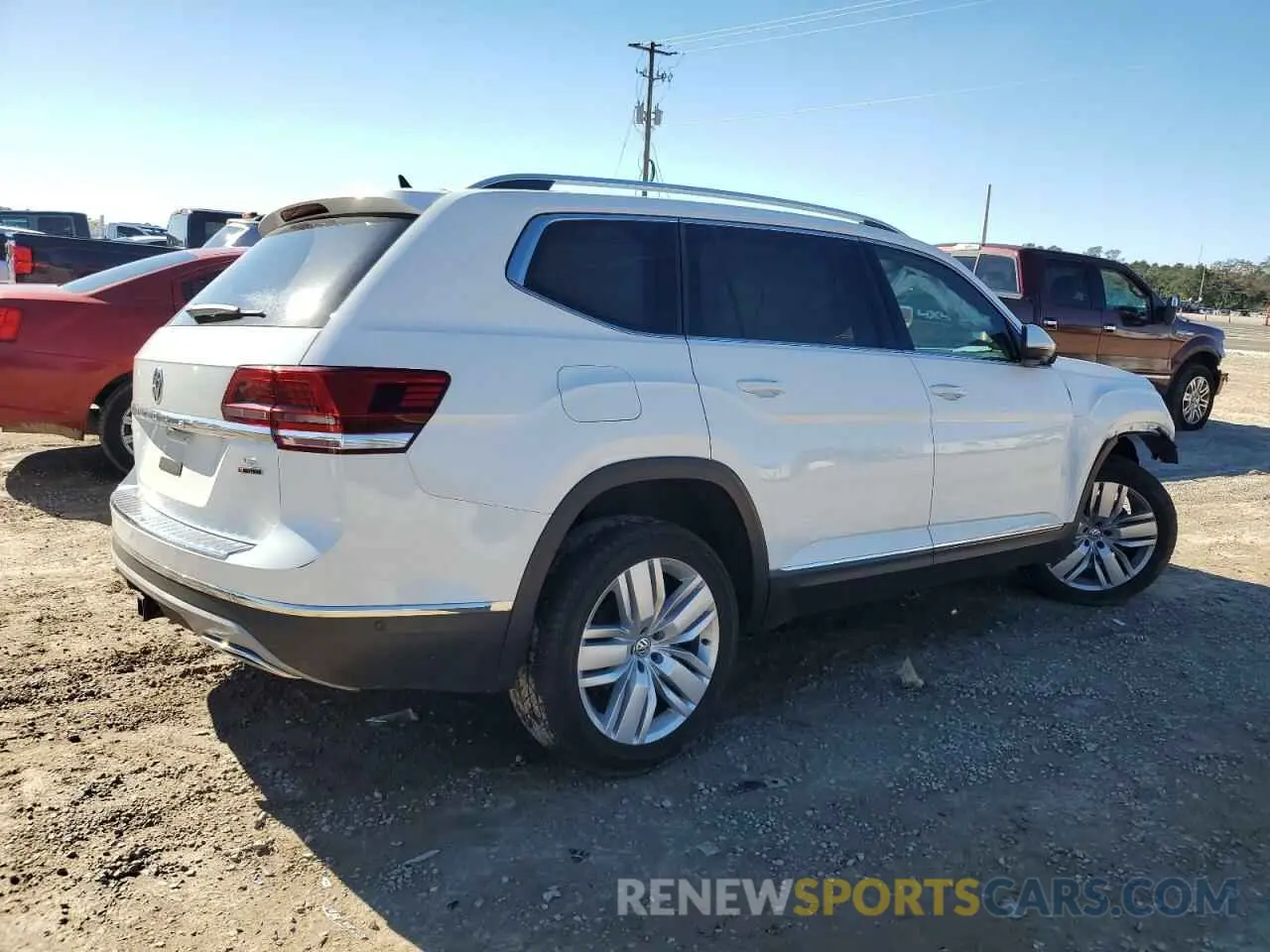 3 fotografías del automóvil dañado 1V2NR2CAXKC532657 VOLKSWAGEN ATLAS 2019