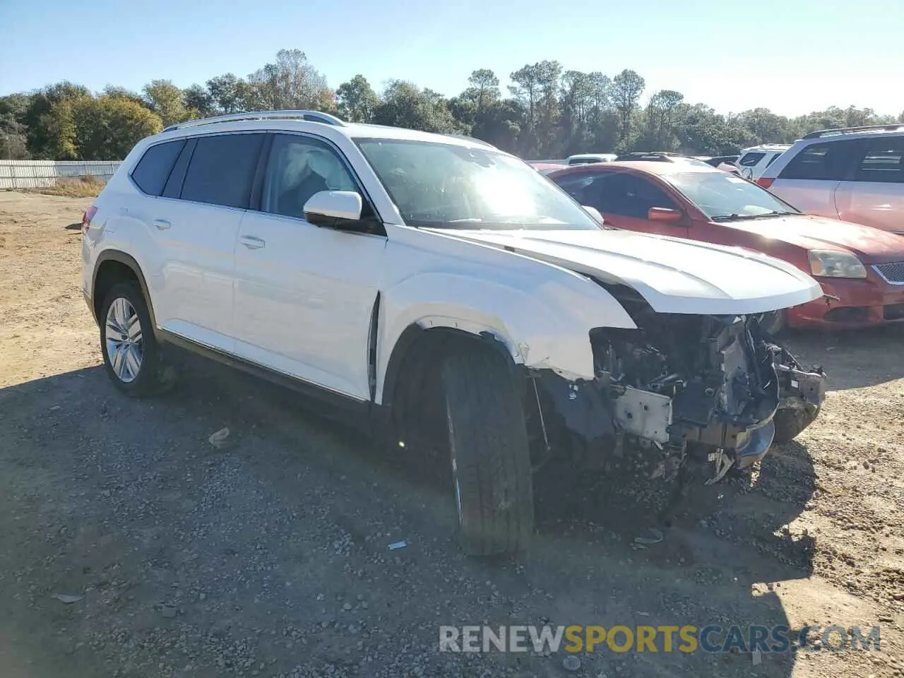 4 fotografías del automóvil dañado 1V2NR2CAXKC532657 VOLKSWAGEN ATLAS 2019