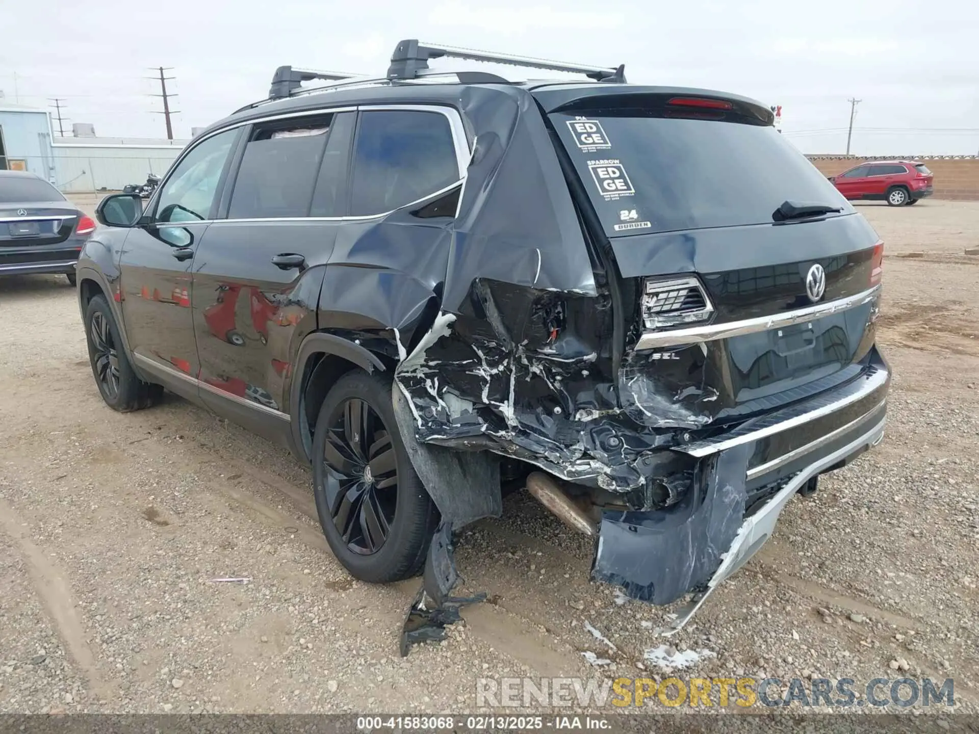 6 fotografías del automóvil dañado 1V2NR2CAXKC550320 VOLKSWAGEN ATLAS 2019