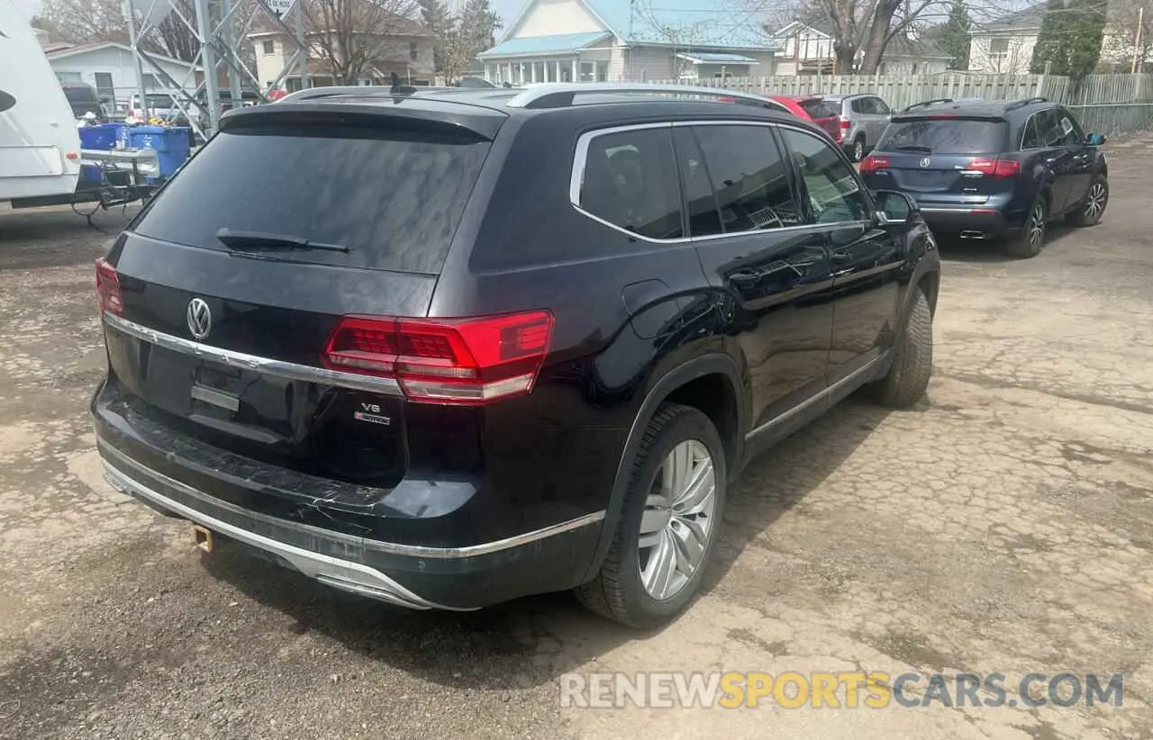 4 fotografías del automóvil dañado 1V2NR2CAXKC605526 VOLKSWAGEN ATLAS 2019