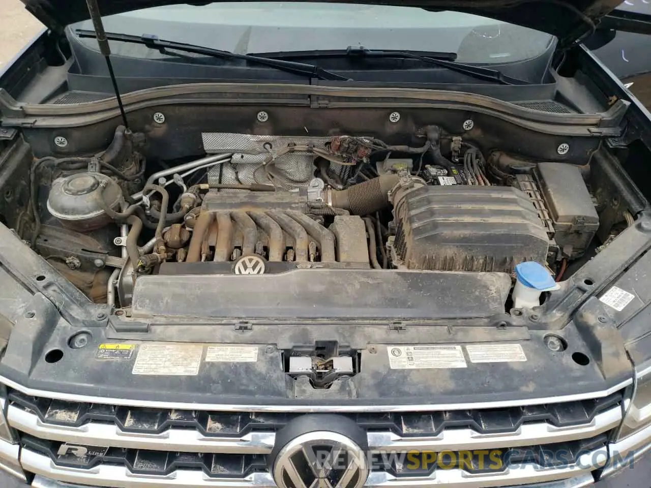 12 fotografías del automóvil dañado 1V2RR2CA7KC622527 VOLKSWAGEN ATLAS 2019