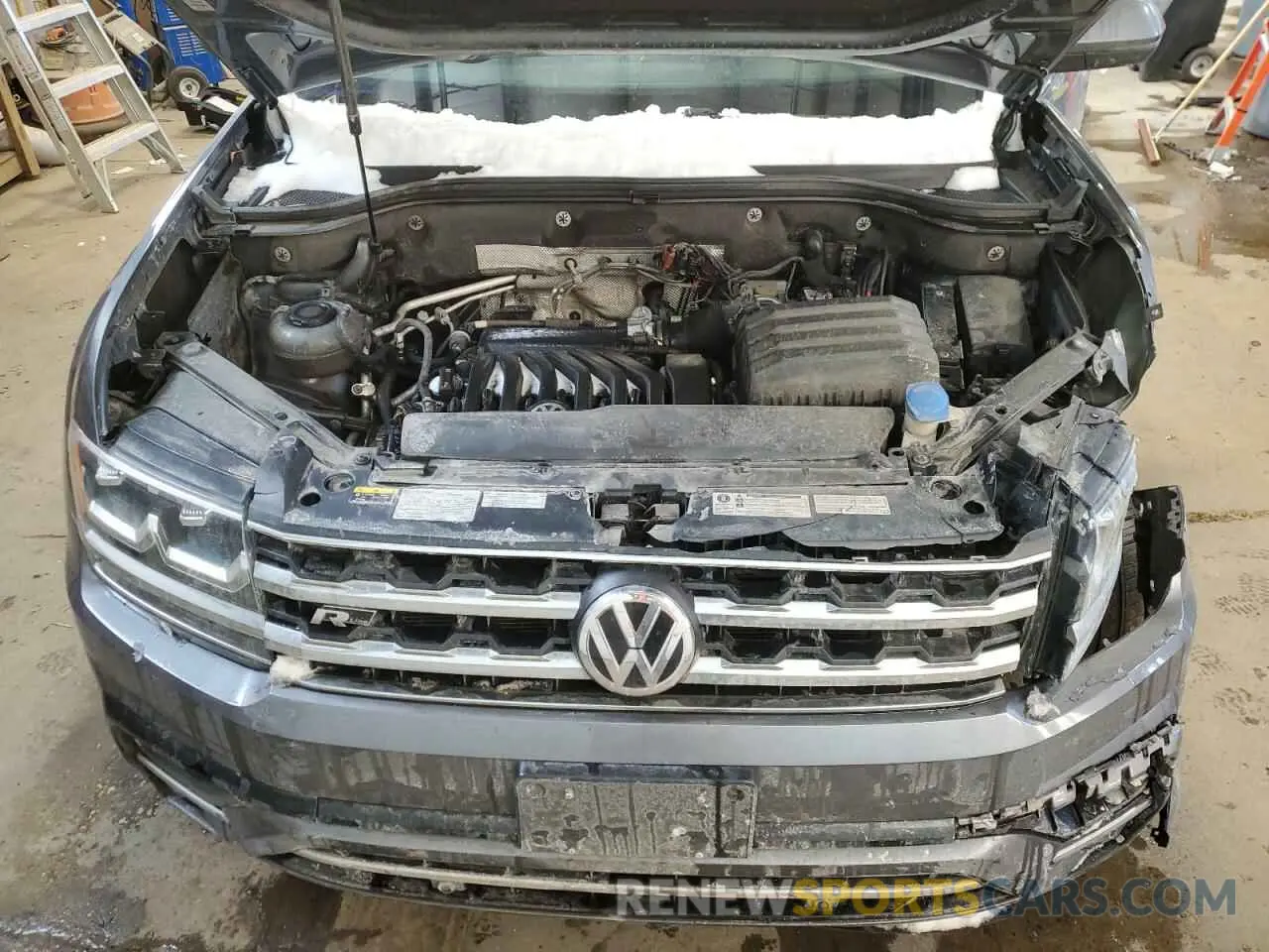 12 fotografías del automóvil dañado 1V2TR2CA0KC565965 VOLKSWAGEN ATLAS 2019