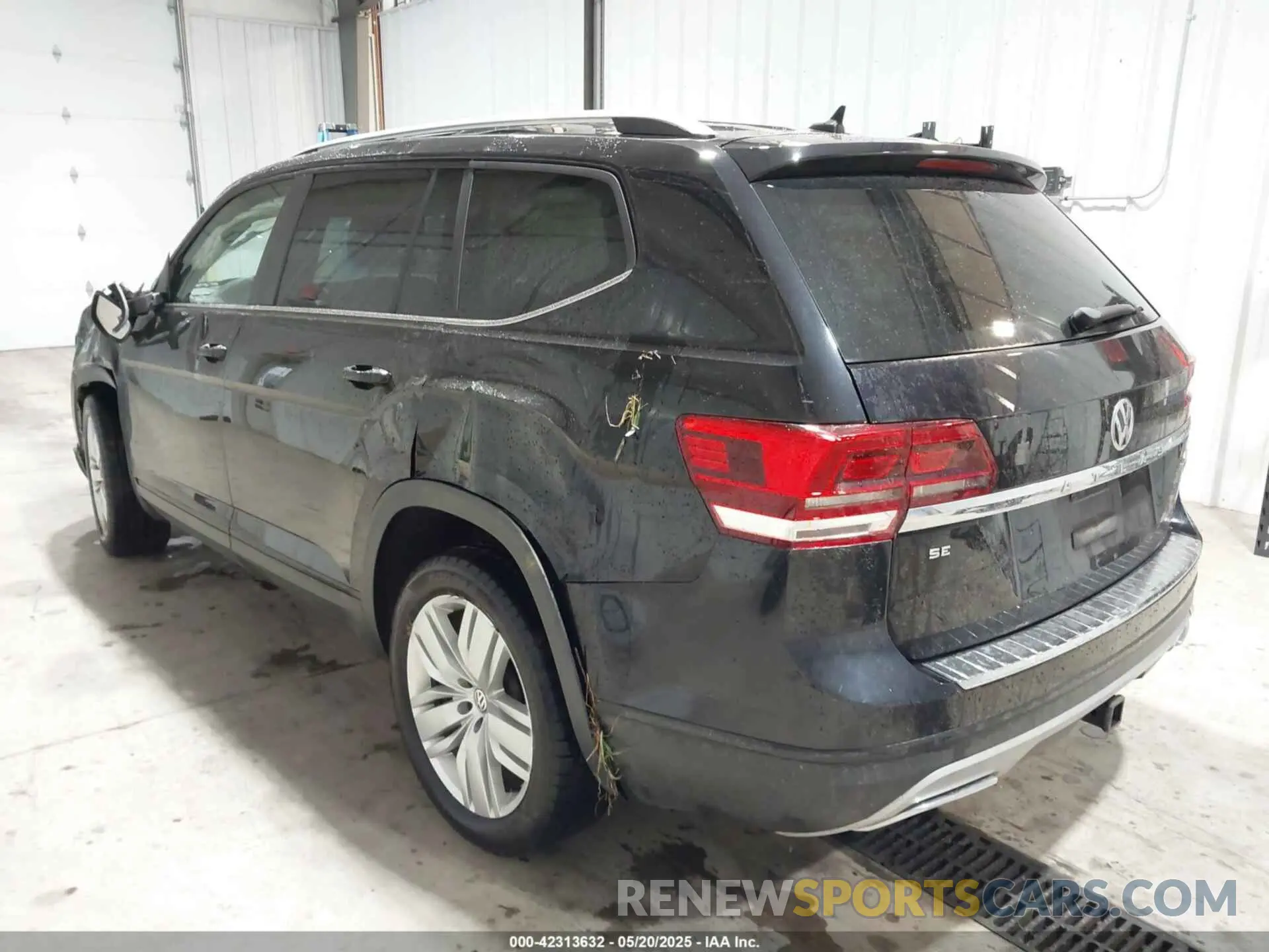 3 fotografías del automóvil dañado 1V2UR2CA0KC506192 VOLKSWAGEN ATLAS 2019