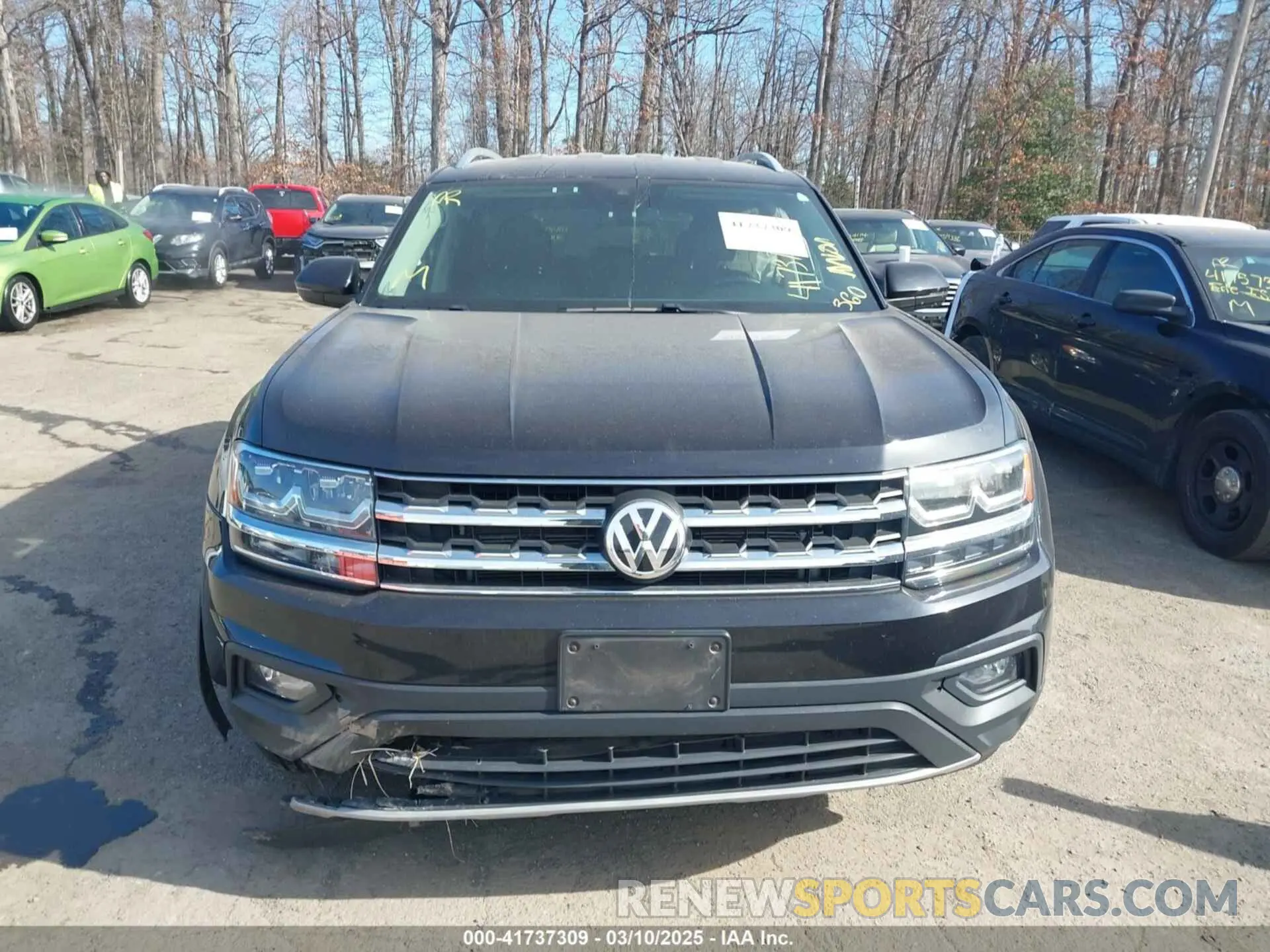 12 fotografías del automóvil dañado 1V2UR2CA2KC549769 VOLKSWAGEN ATLAS 2019