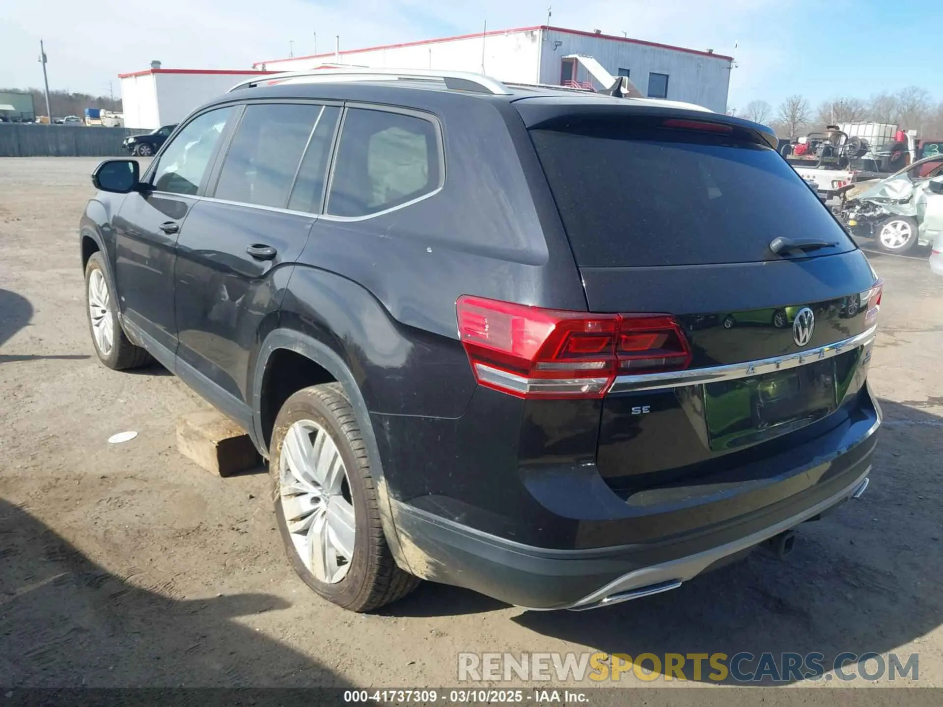 3 fotografías del automóvil dañado 1V2UR2CA2KC549769 VOLKSWAGEN ATLAS 2019