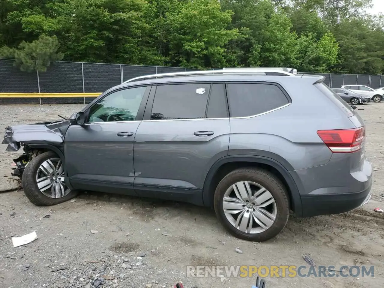2 fotografías del automóvil dañado 1V2UR2CA4KC563186 VOLKSWAGEN ATLAS 2019
