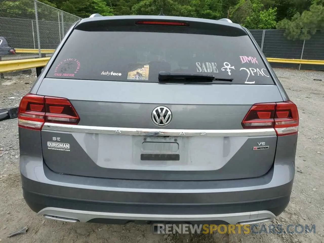 6 fotografías del automóvil dañado 1V2UR2CA4KC563186 VOLKSWAGEN ATLAS 2019