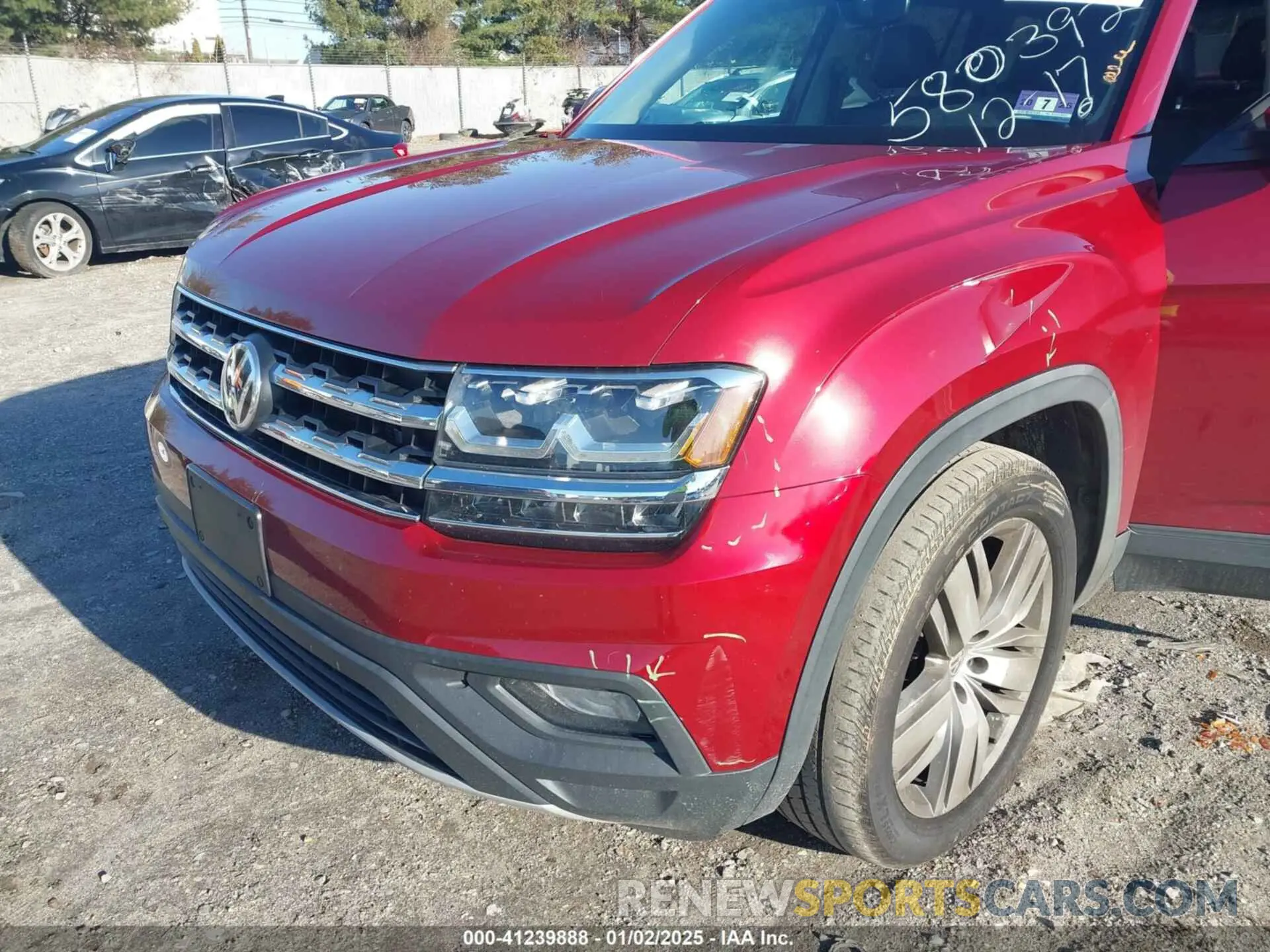 6 fotografías del automóvil dañado 1V2UR2CA4KC580392 VOLKSWAGEN ATLAS 2019