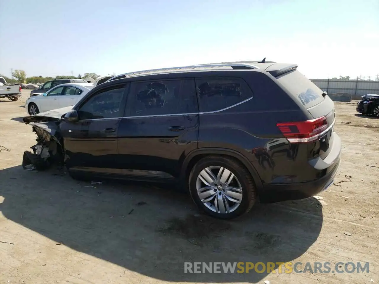 2 fotografías del automóvil dañado 1V2UR2CAXKC513442 VOLKSWAGEN ATLAS 2019