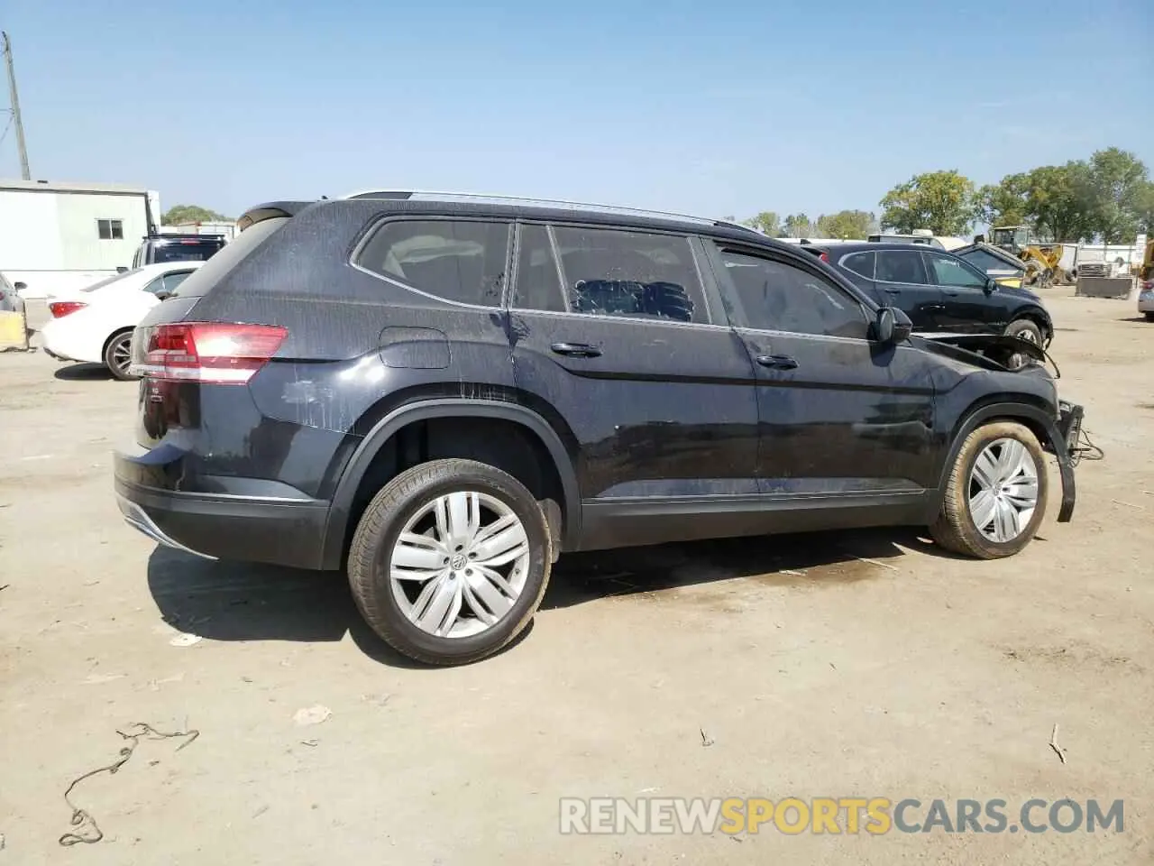 3 fotografías del automóvil dañado 1V2UR2CAXKC513442 VOLKSWAGEN ATLAS 2019