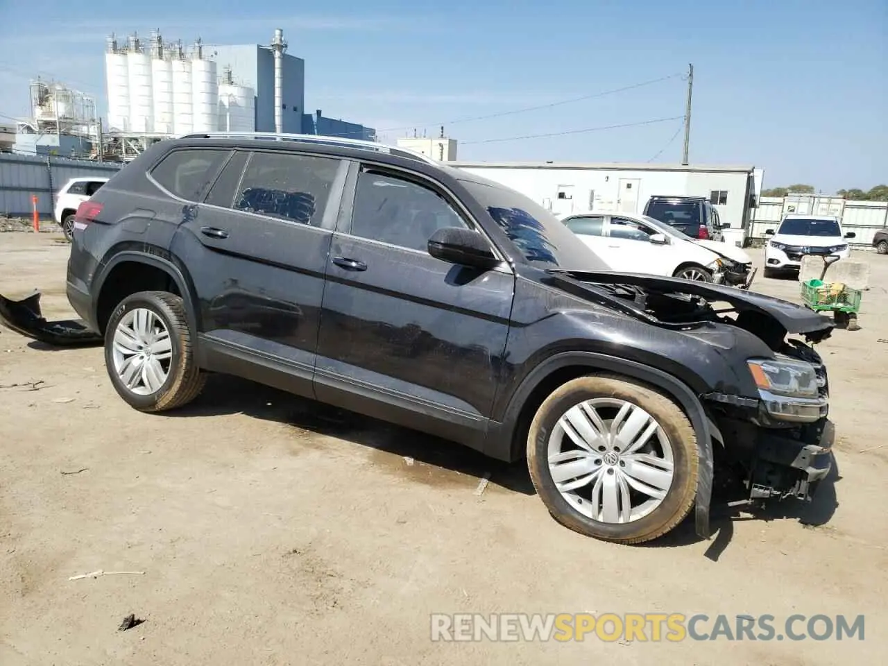 4 fotografías del automóvil dañado 1V2UR2CAXKC513442 VOLKSWAGEN ATLAS 2019