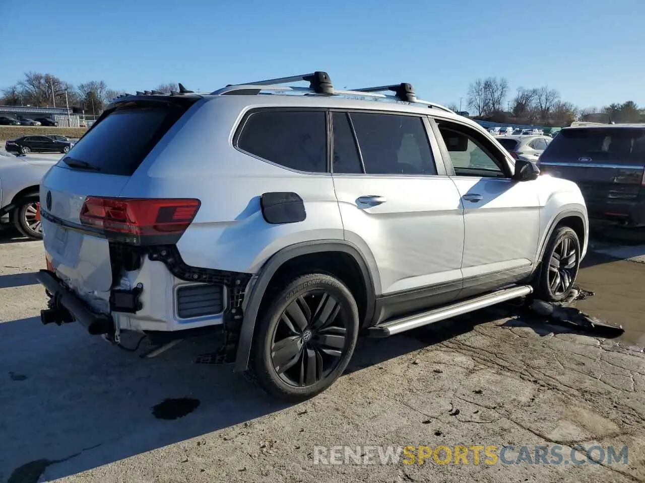 3 fotografías del automóvil dañado 1V2WP2CA4KC570167 VOLKSWAGEN ATLAS 2019