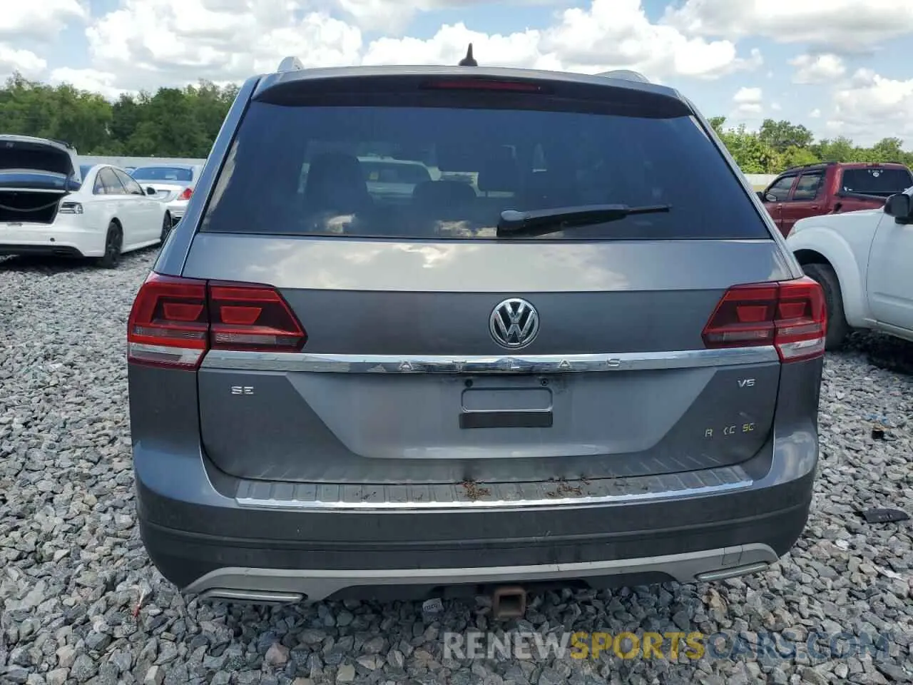 6 fotografías del automóvil dañado 1V2WR2CA0KC578356 VOLKSWAGEN ATLAS 2019
