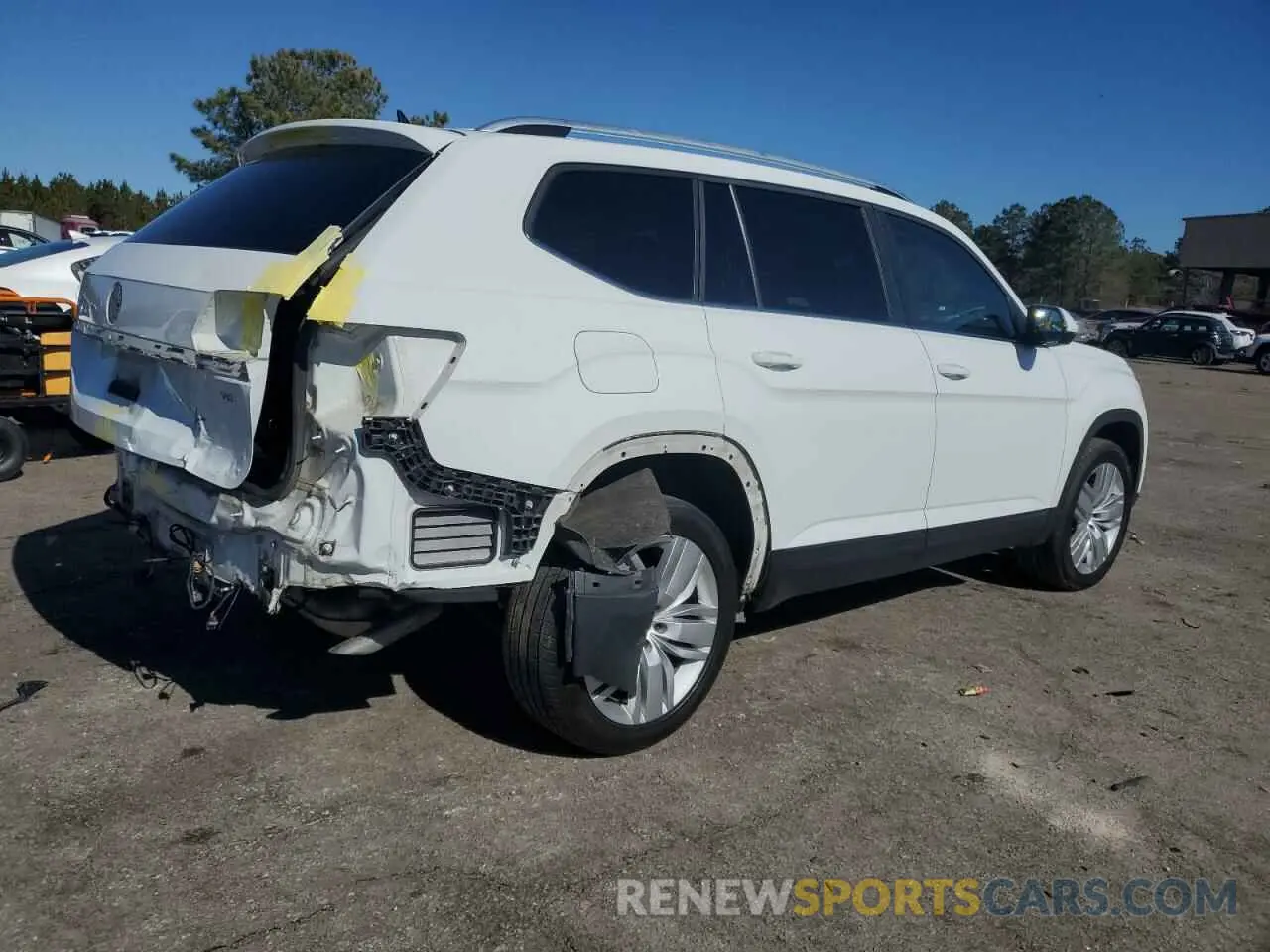 3 fotografías del automóvil dañado 1V2WR2CA5KC528522 VOLKSWAGEN ATLAS 2019