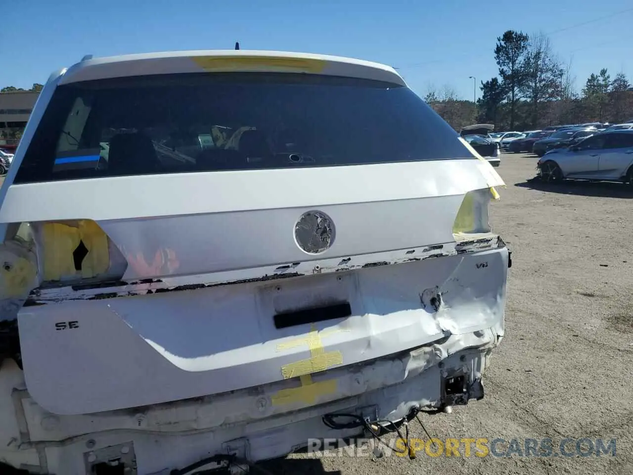 6 fotografías del automóvil dañado 1V2WR2CA5KC528522 VOLKSWAGEN ATLAS 2019
