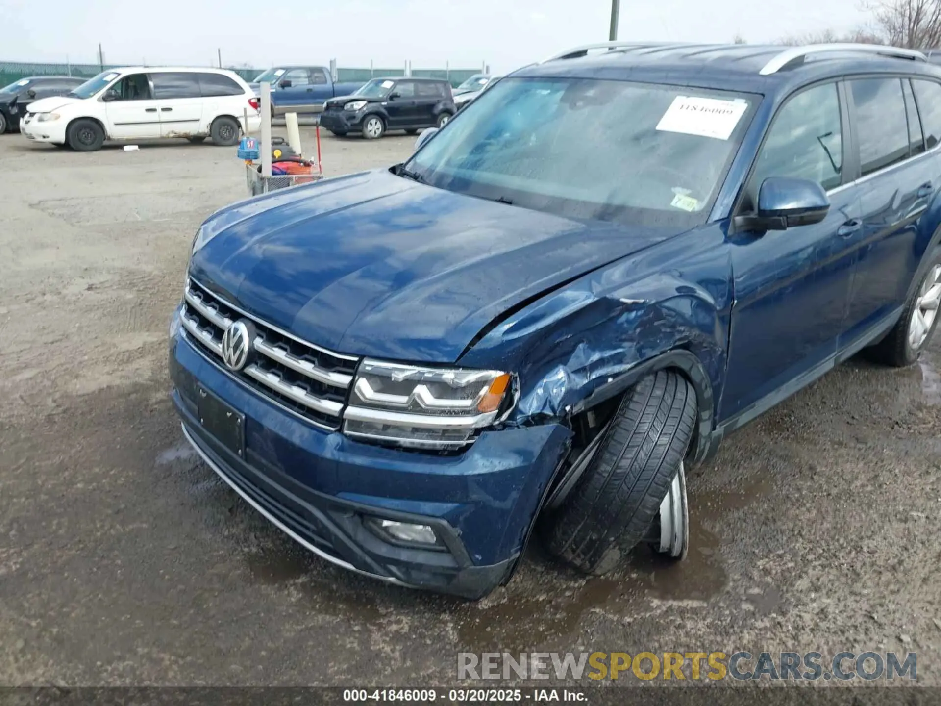 6 fotografías del automóvil dañado 1V2WR2CA9KC545503 VOLKSWAGEN ATLAS 2019